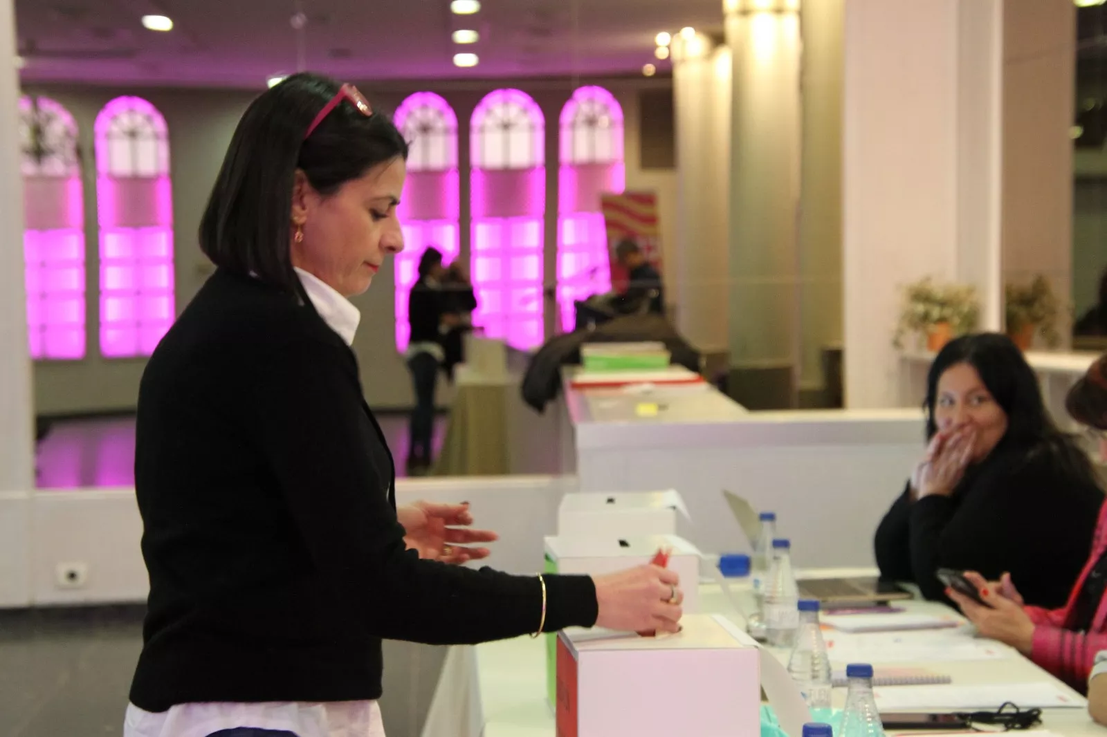 Elección de David Escuder Ferrando como secretario general de la Unión Comarcal de CCOO Huesca Oriental. Foto Carlos Neofato 