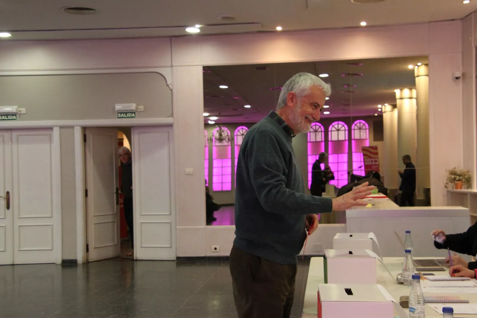 Elección de David Escuder Ferrando como secretario general de la Unión Comarcal de CCOO Huesca Oriental. Foto Carlos Neofato 