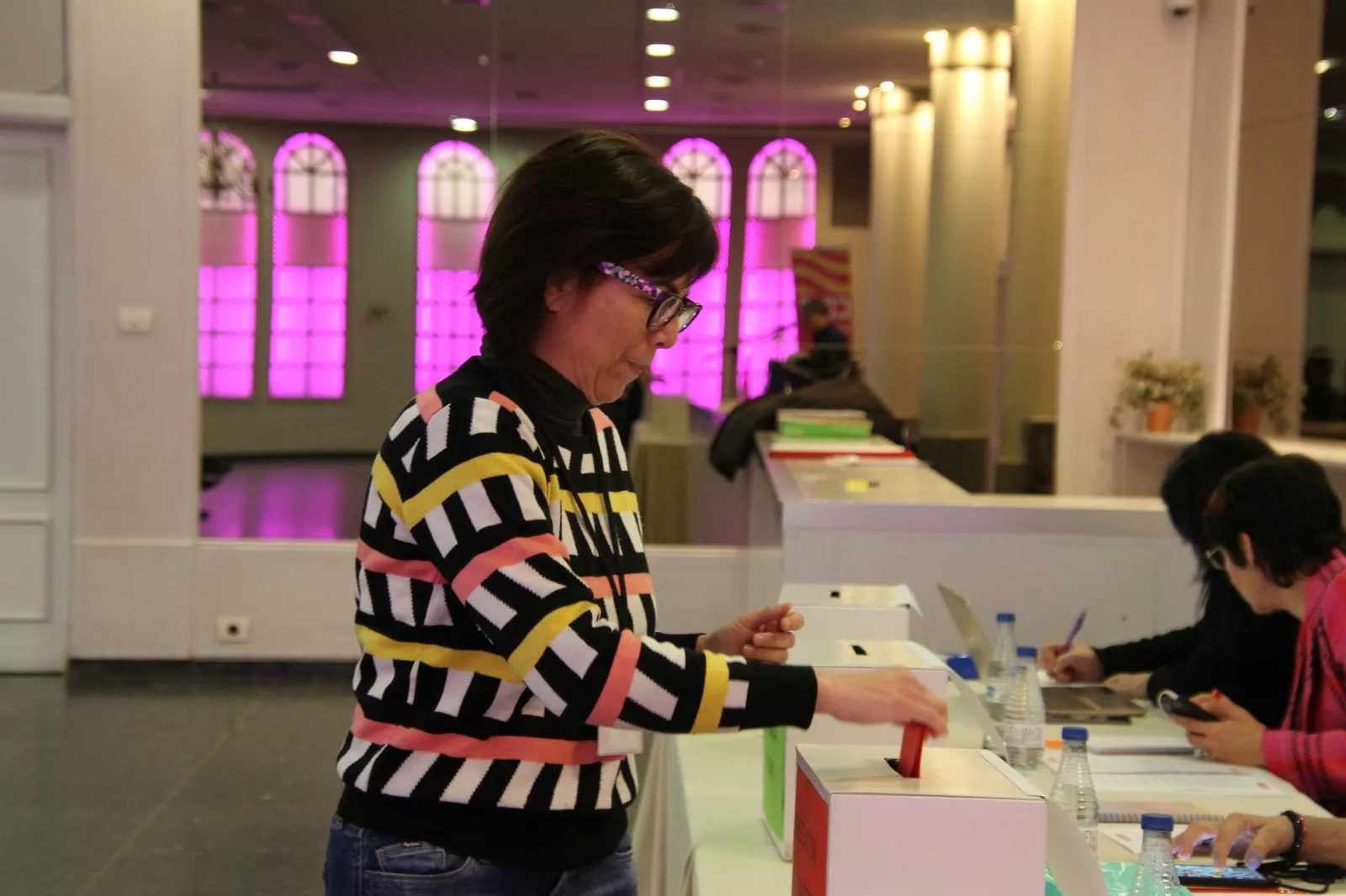 Elección de David Escuder Ferrando como secretario general de la Unión Comarcal de CCOO Huesca Oriental. Foto Carlos Neofato 