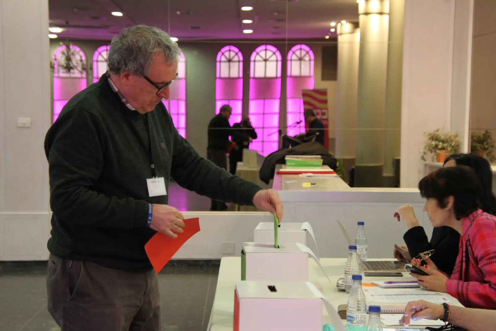 Elección de David Escuder Ferrando como secretario general de la Unión Comarcal de CCOO Huesca Oriental. Foto Carlos Neofato 