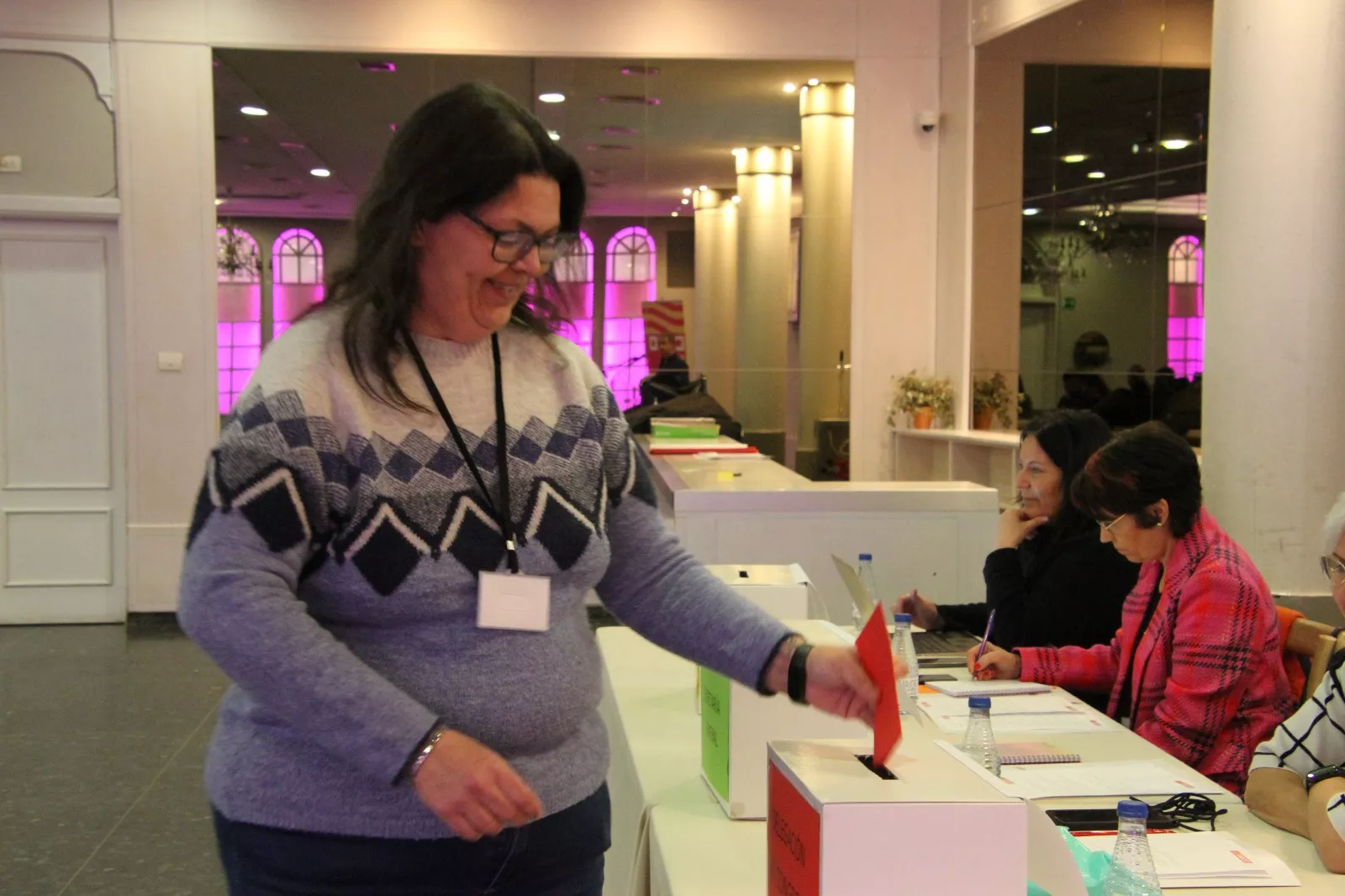 Elección de David Escuder Ferrando como secretario general de la Unión Comarcal de CCOO Huesca Oriental. Foto Carlos Neofato 