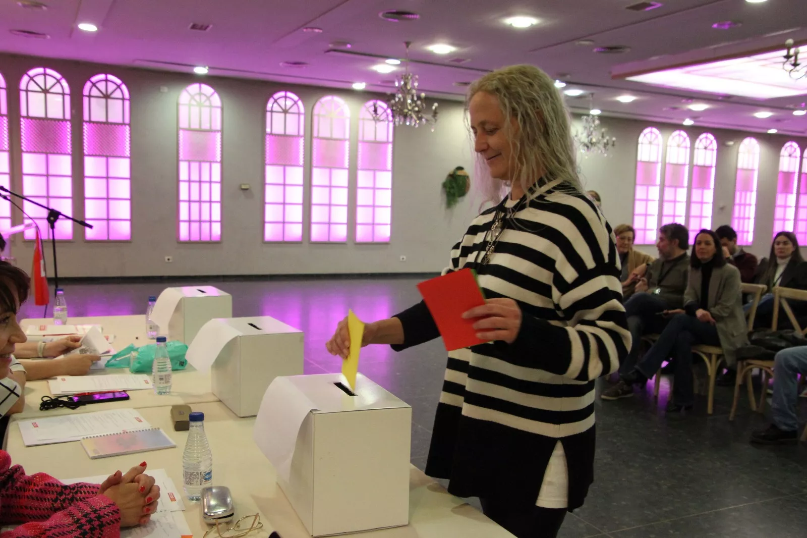 Elección de David Escuder Ferrando como secretario general de la Unión Comarcal de CCOO Huesca Oriental. Foto Carlos Neofato 