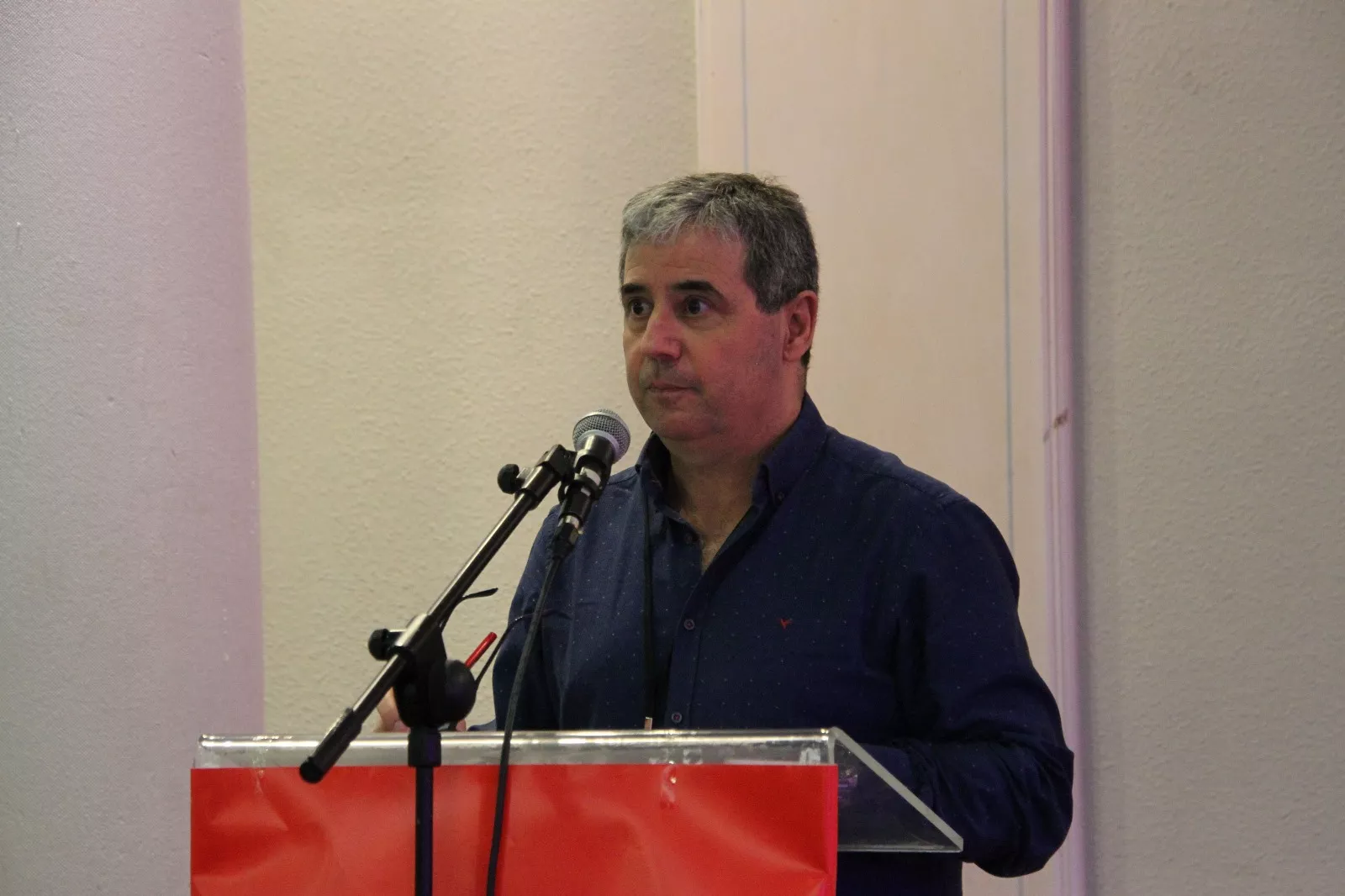 Elección de David Escuder Ferrando como secretario general de la Unión Comarcal de CCOO Huesca Oriental. Foto Carlos Neofato 