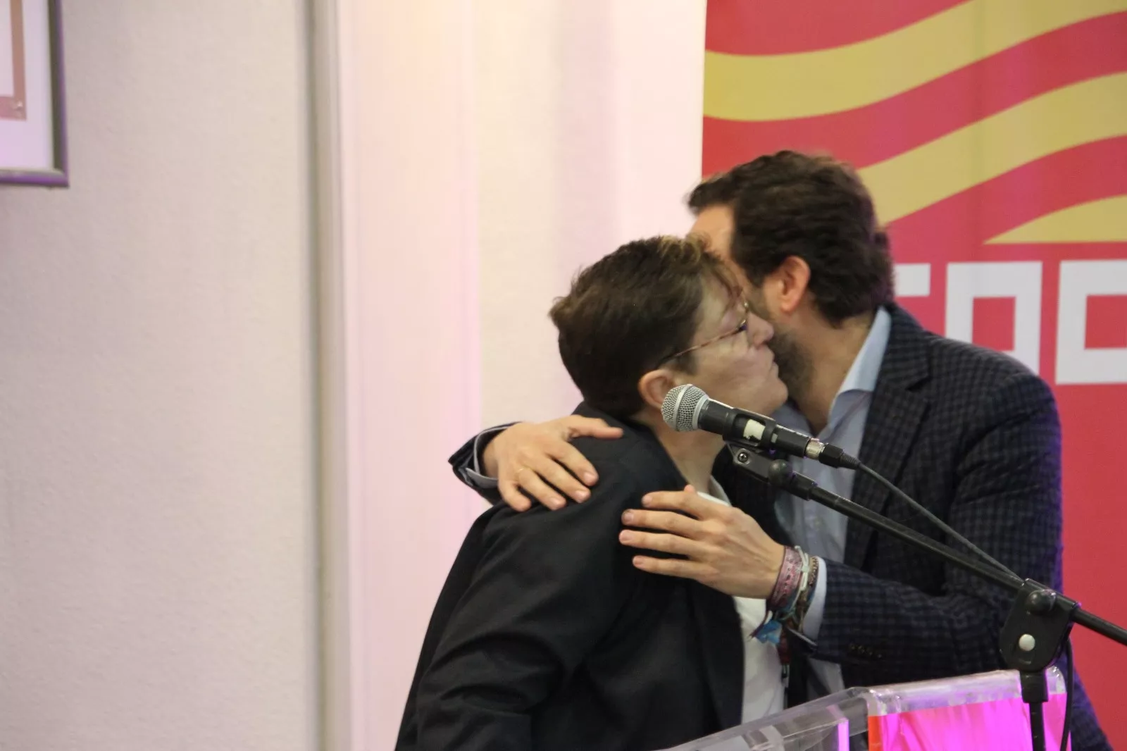 Elección de David Escuder Ferrando como secretario general de la Unión Comarcal de CCOO Huesca Oriental. Foto Carlos Neofato 