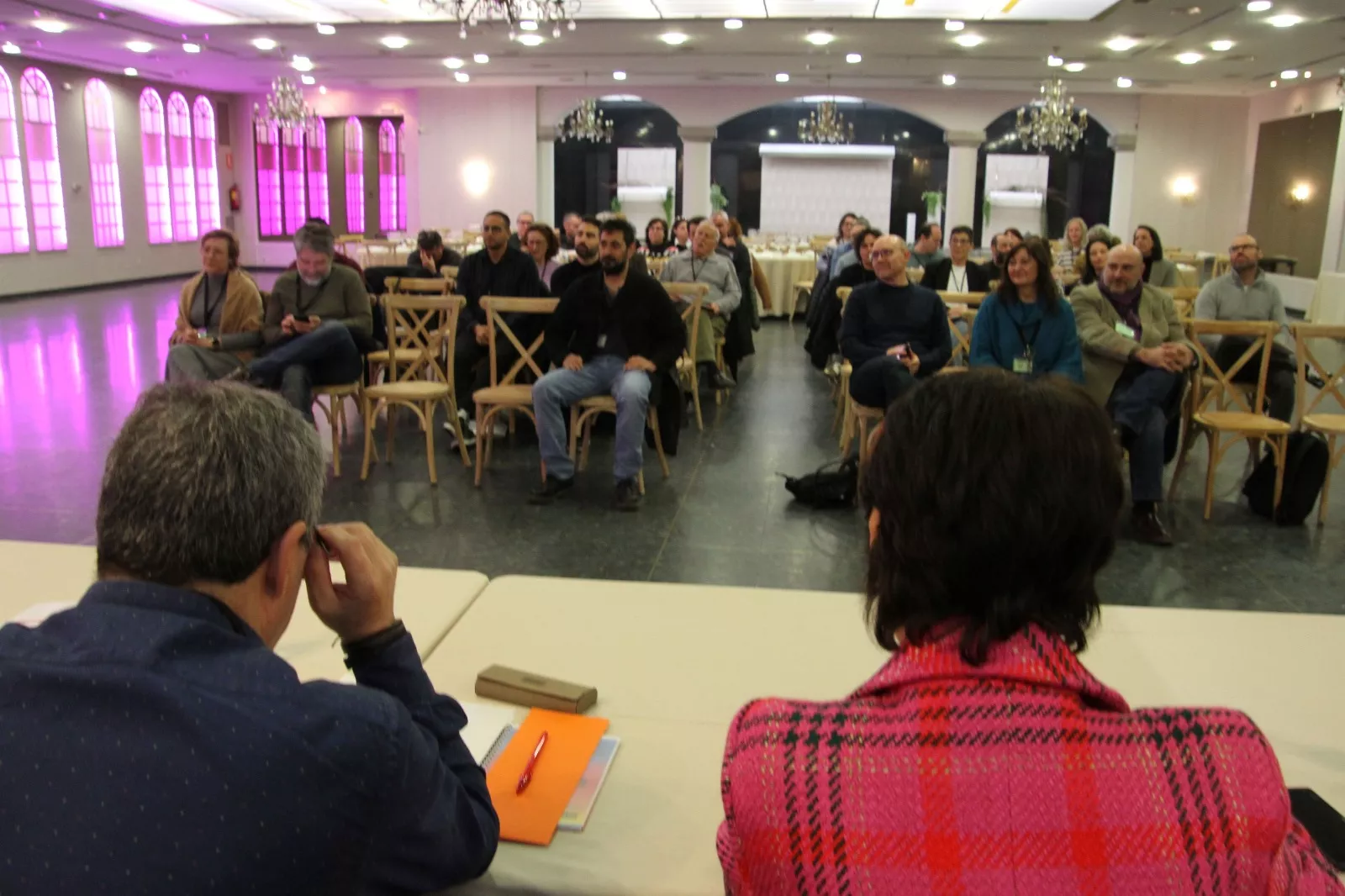 Elección de David Escuder Ferrando como secretario general de la Unión Comarcal de CCOO Huesca Oriental. Foto Carlos Neofato 
