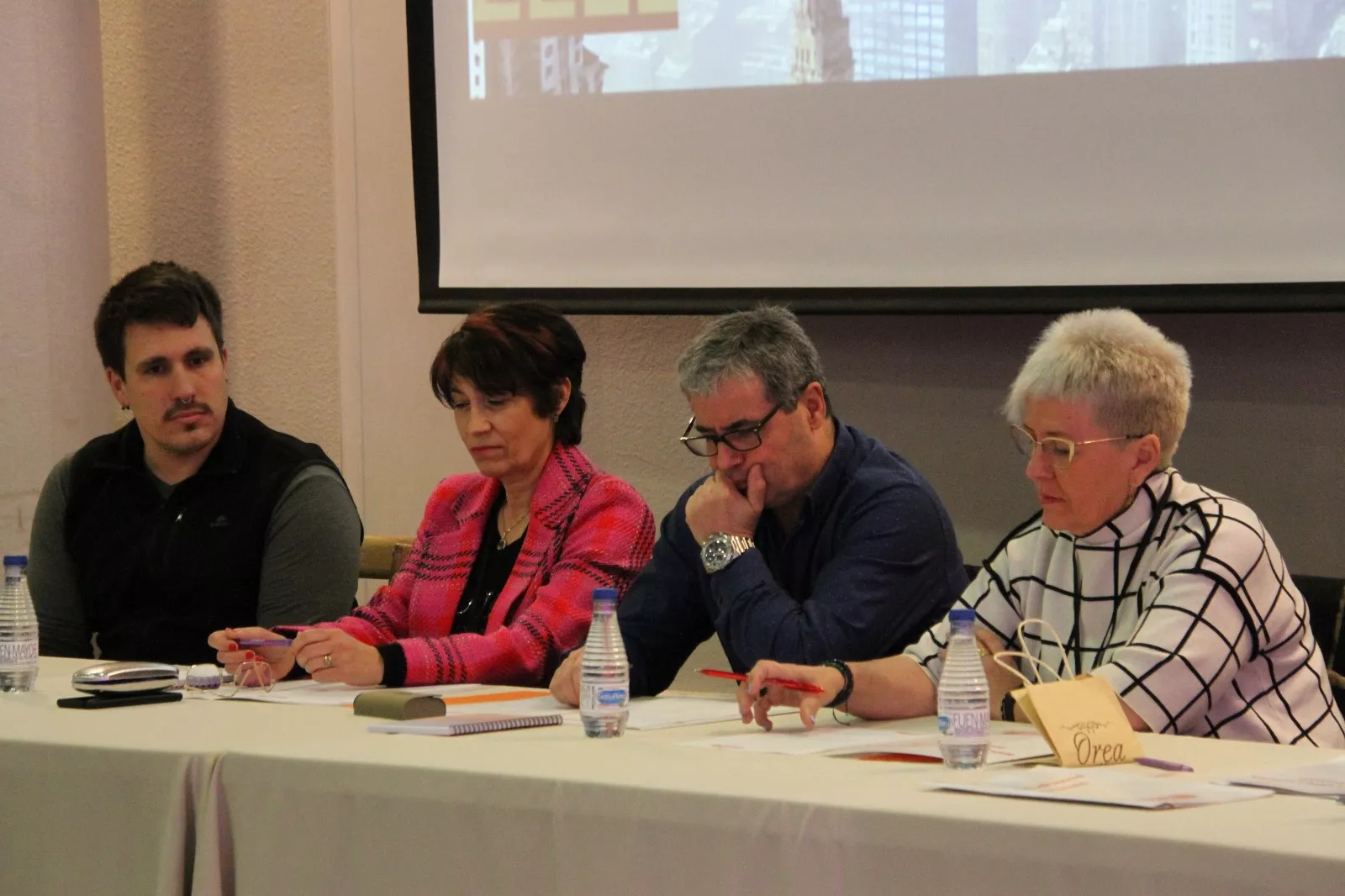 Elección de David Escuder Ferrando como secretario general de la Unión Comarcal de CCOO Huesca Oriental. Foto Carlos Neofato 