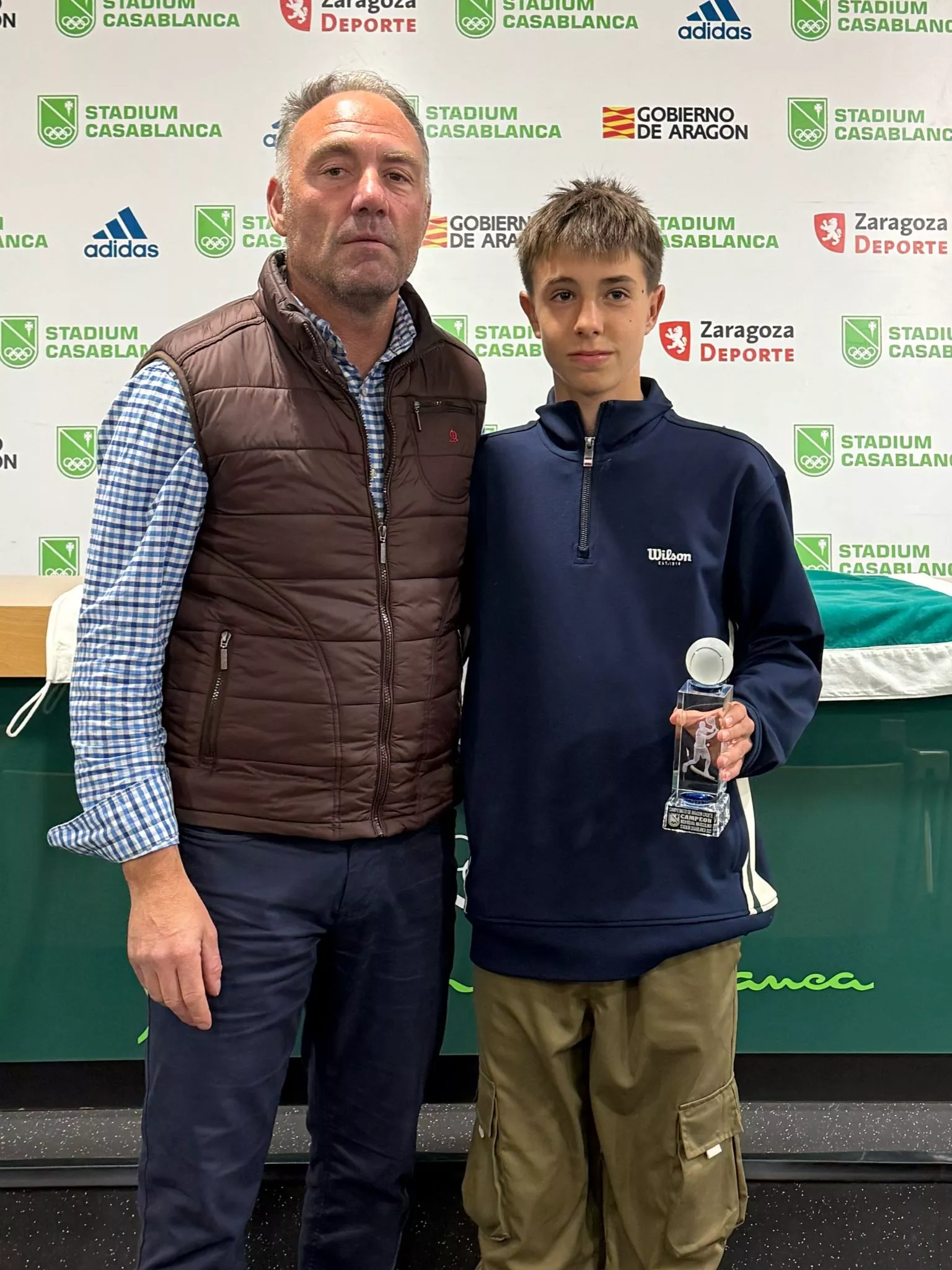 Gonzalo Corrales con David Caballero, director del Torneo Gonzalo Corrales con David Caballero, director del Torneo