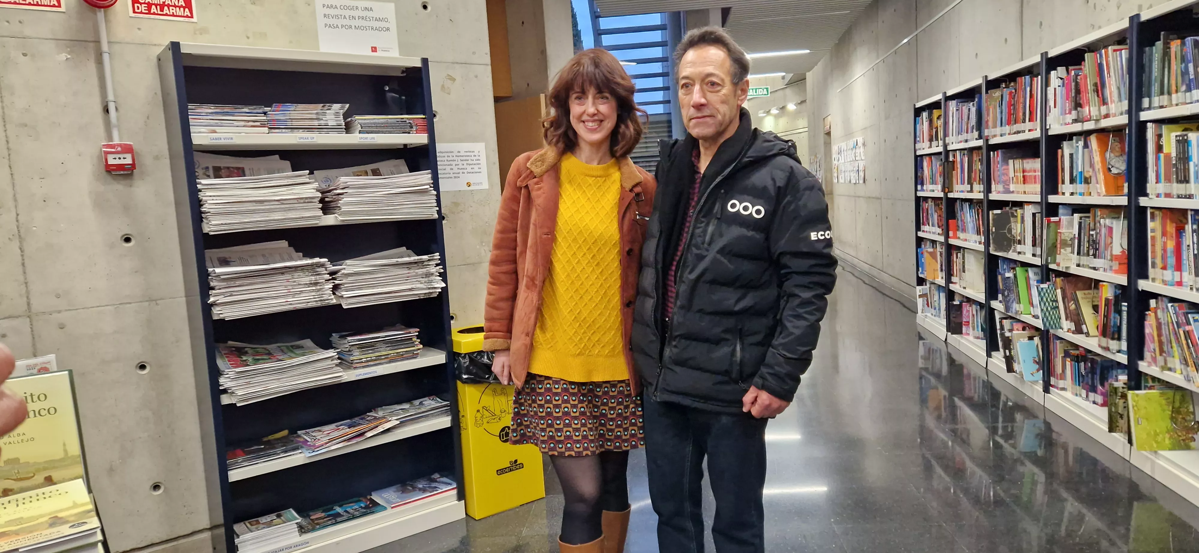  Irene Vallejo en la Biblioteca Ramón J. Sender. Foto Myriam Martínez