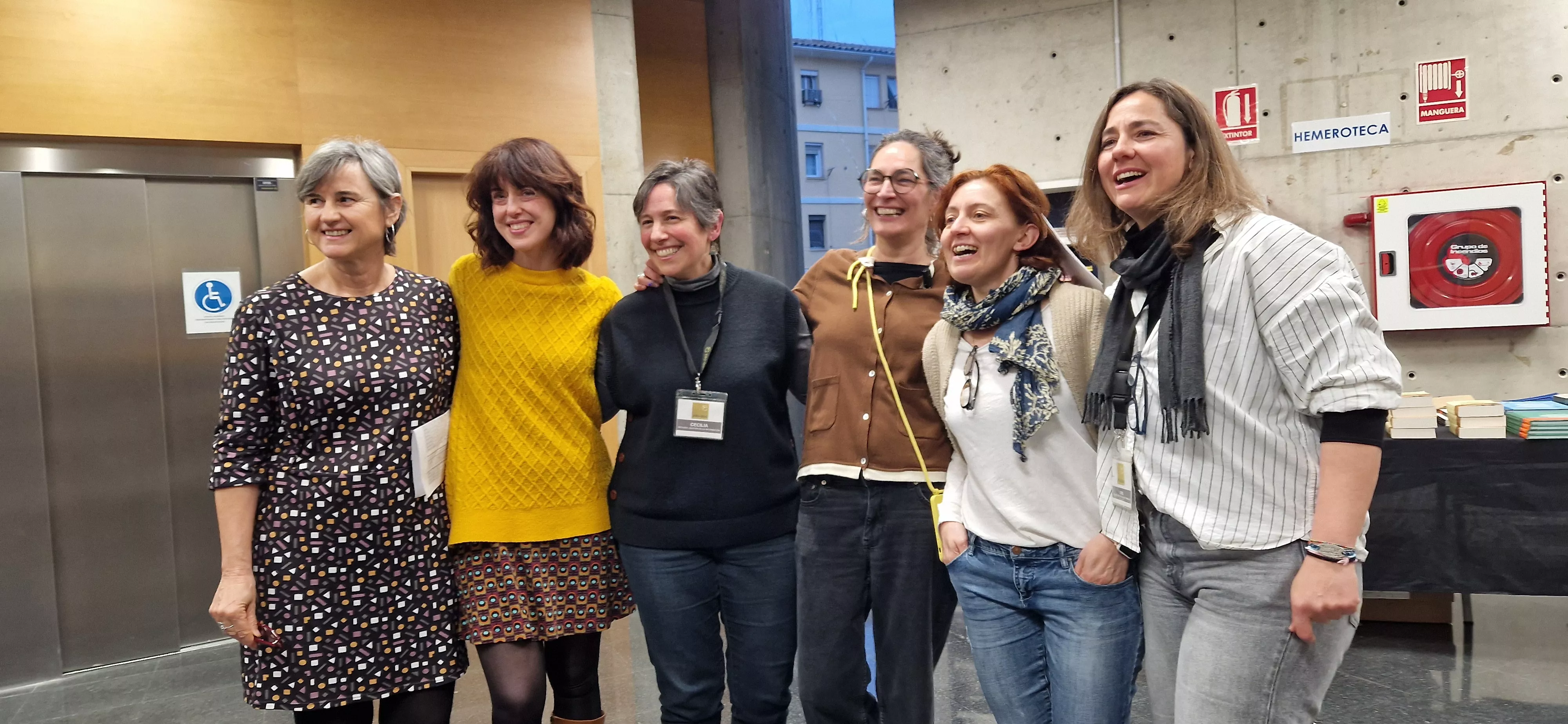 Irene Vallejo en la Biblioteca Ramón J. Sender. Foto Myriam Martínez
