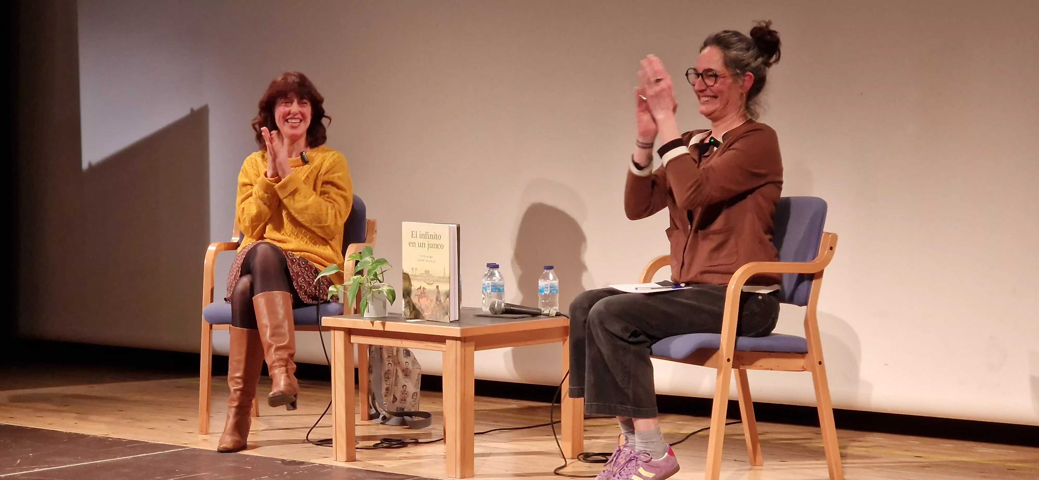  Irene Vallejo en la Biblioteca Ramón J. Sender. Foto Myriam Martínez