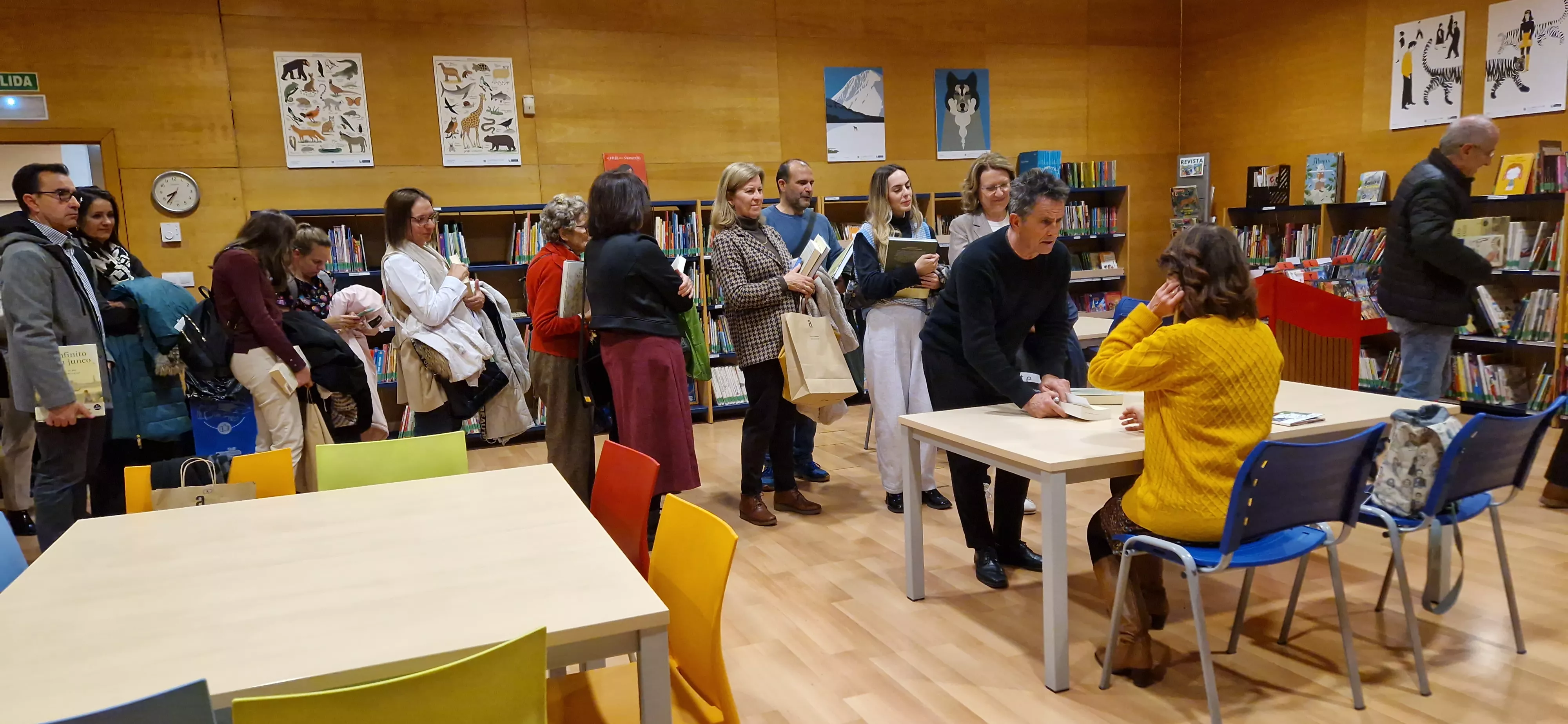  Irene Vallejo en la Biblioteca Ramón J. Sender. Foto Myriam Martínez