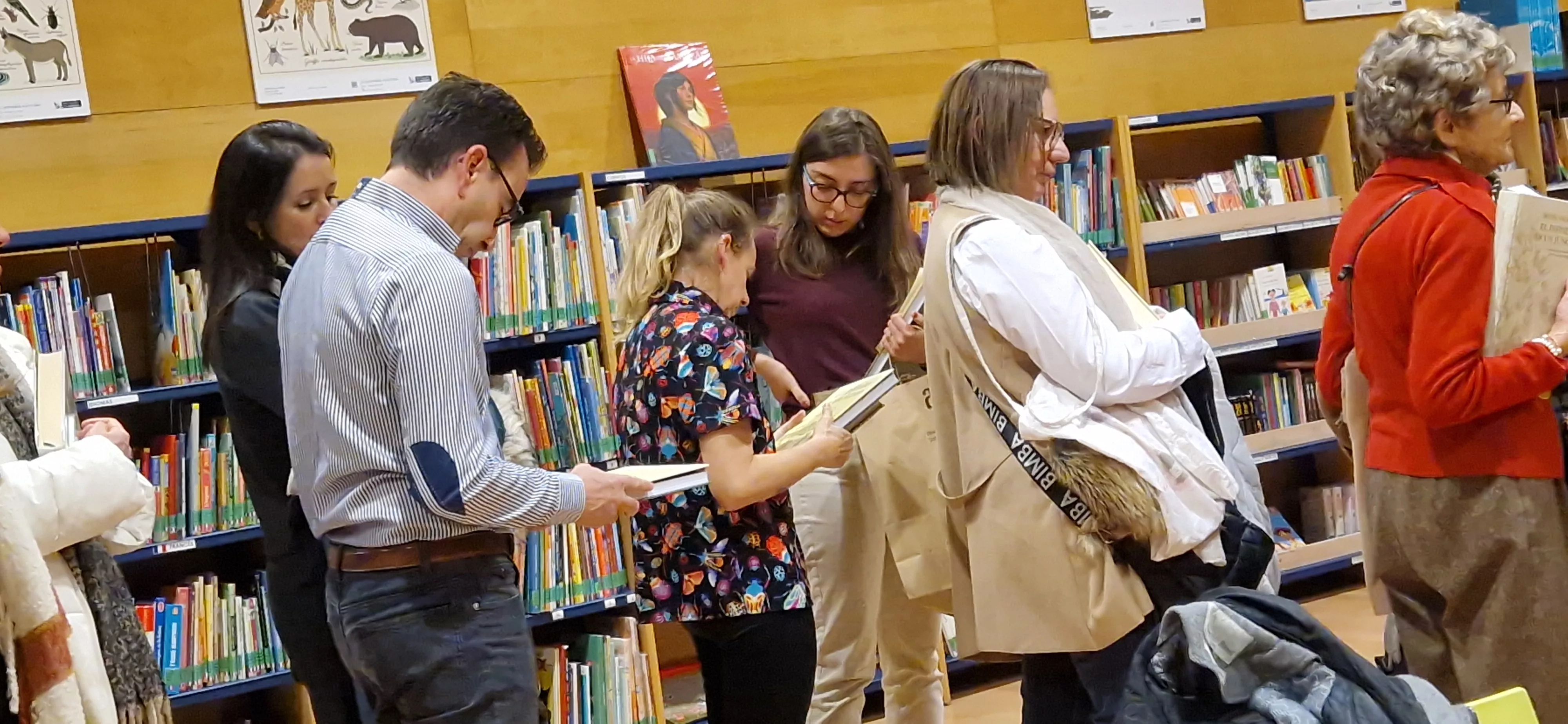 Irene Vallejo en la Biblioteca Ramón J. Sender. Foto Myriam Martínez