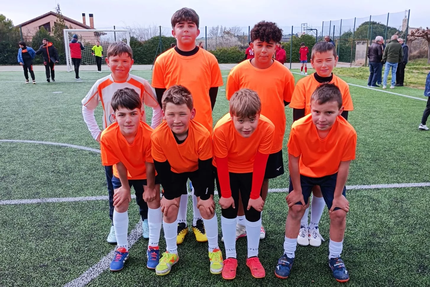 Equipo alevín de Estadilla.