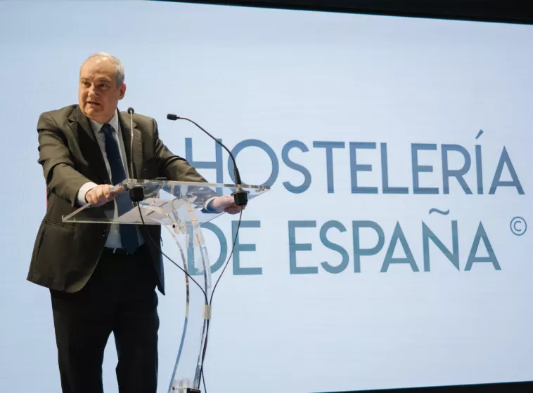 Jordi Hereu ha anunciado la aprobación de 40 nuevos proyectos del Perte Agroalimentario en la Asamblea General de Hostelería. Jordi Hereu ha anunciado la aprobación de 40 nuevos proyectos del Perte Agroalimentario en la Asamblea General de Hostelería.