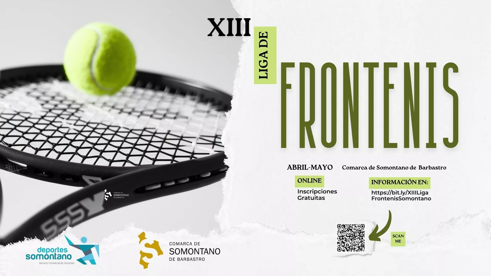 La Liga de Frontenis del Somontano regresa