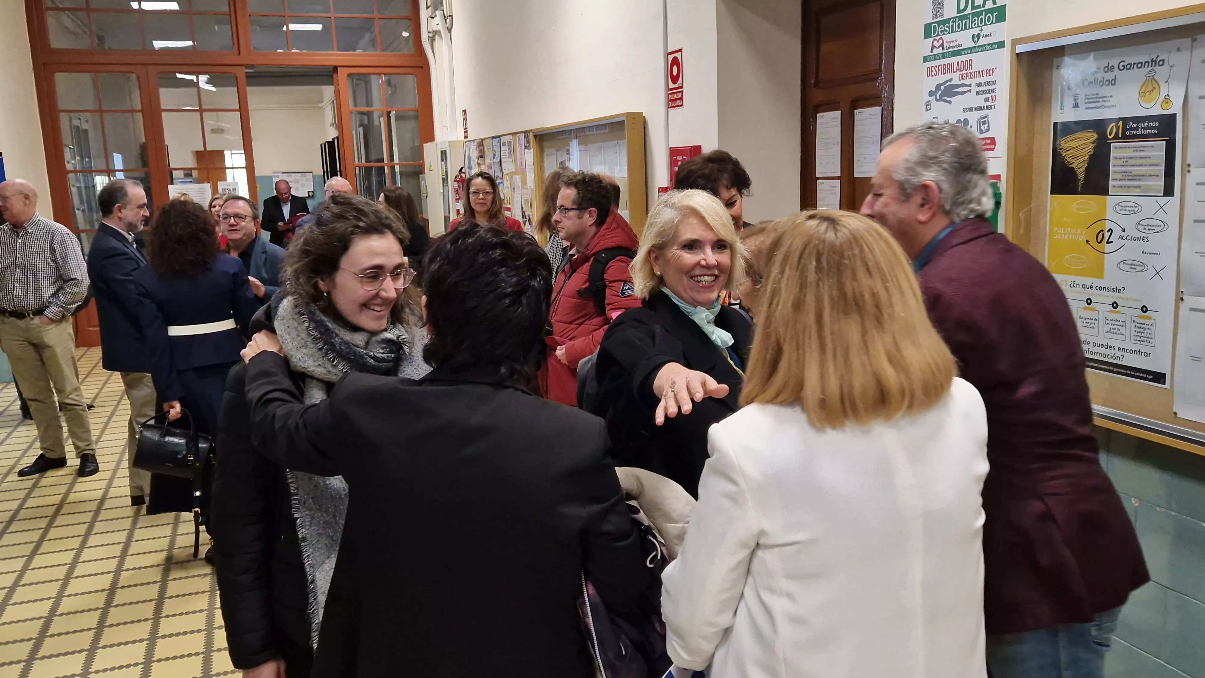 Toma de posesión de Javier Zaragoza como decano de la Facultad de Ciencias Humanas y de la Educación. Foto Myriam Martínez