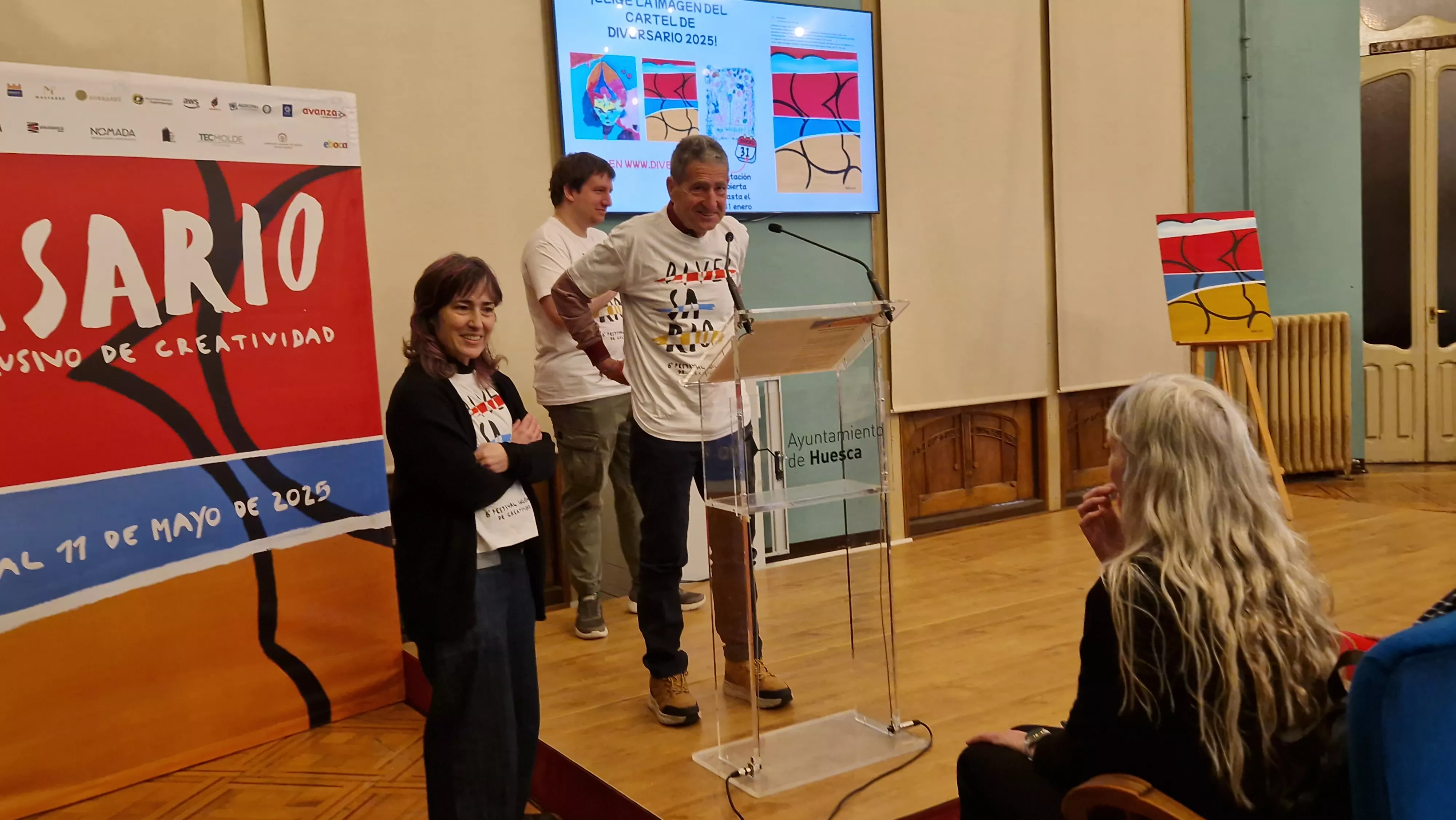 Rolegio Santolaria, autor de la imagen de Diversario. Foto Myriam Martínez