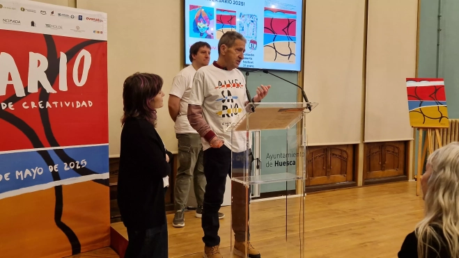 Rolegio Santolaria, autor de la imagen de Diversario. Foto Myriam Martínez