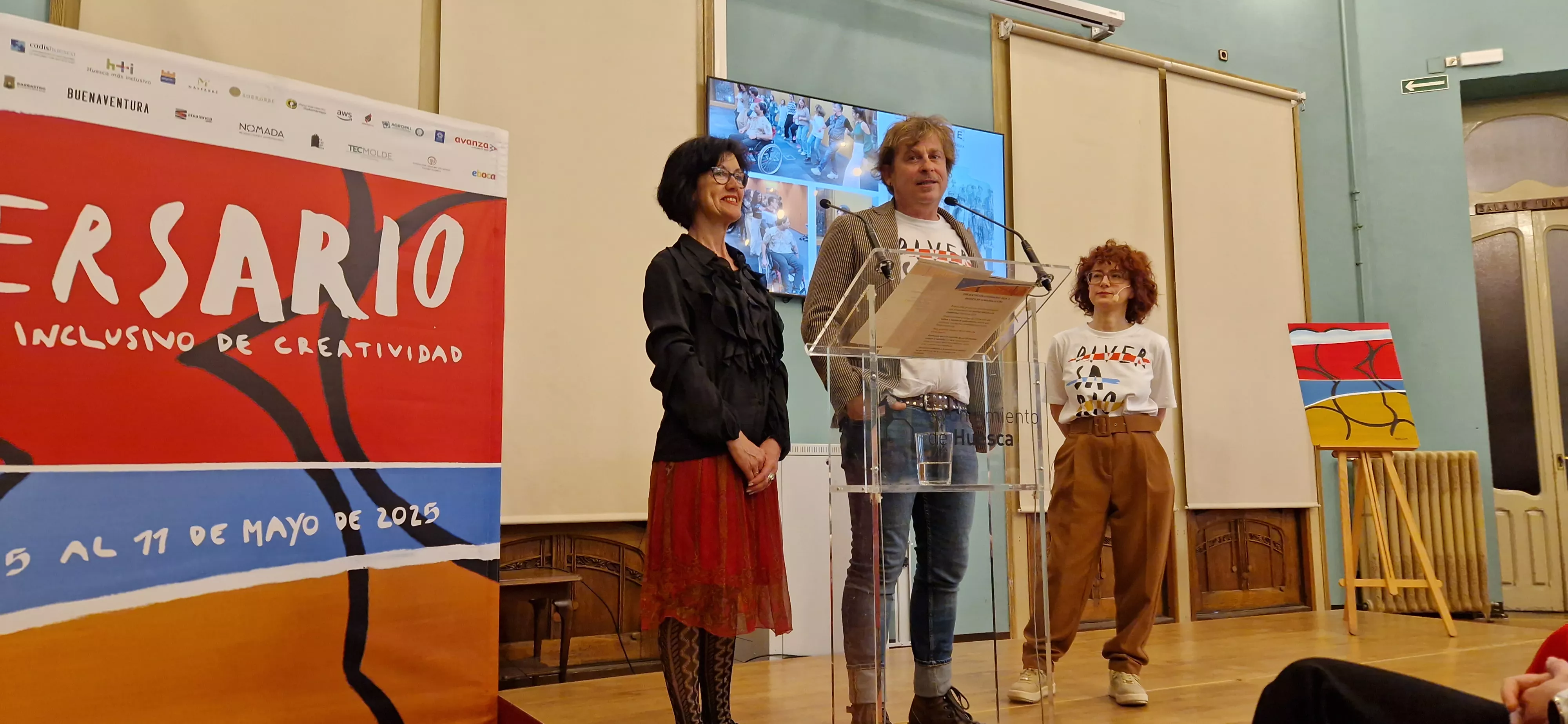 Mayte Sarroca, Alfonso Palomares y Elena Gómez. Foto Myriam Martínez