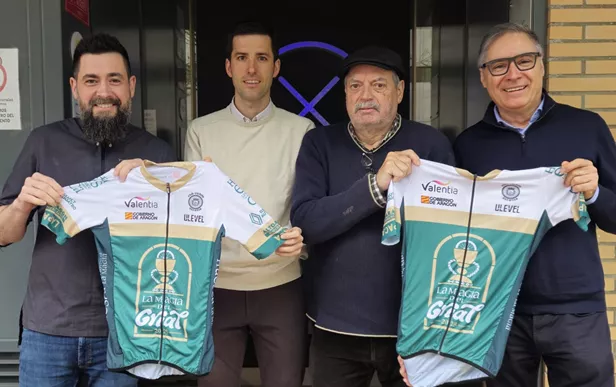 Alberto Ara junto a Raúl Bernal, Antonio Arazo y Carmelo Bosque.