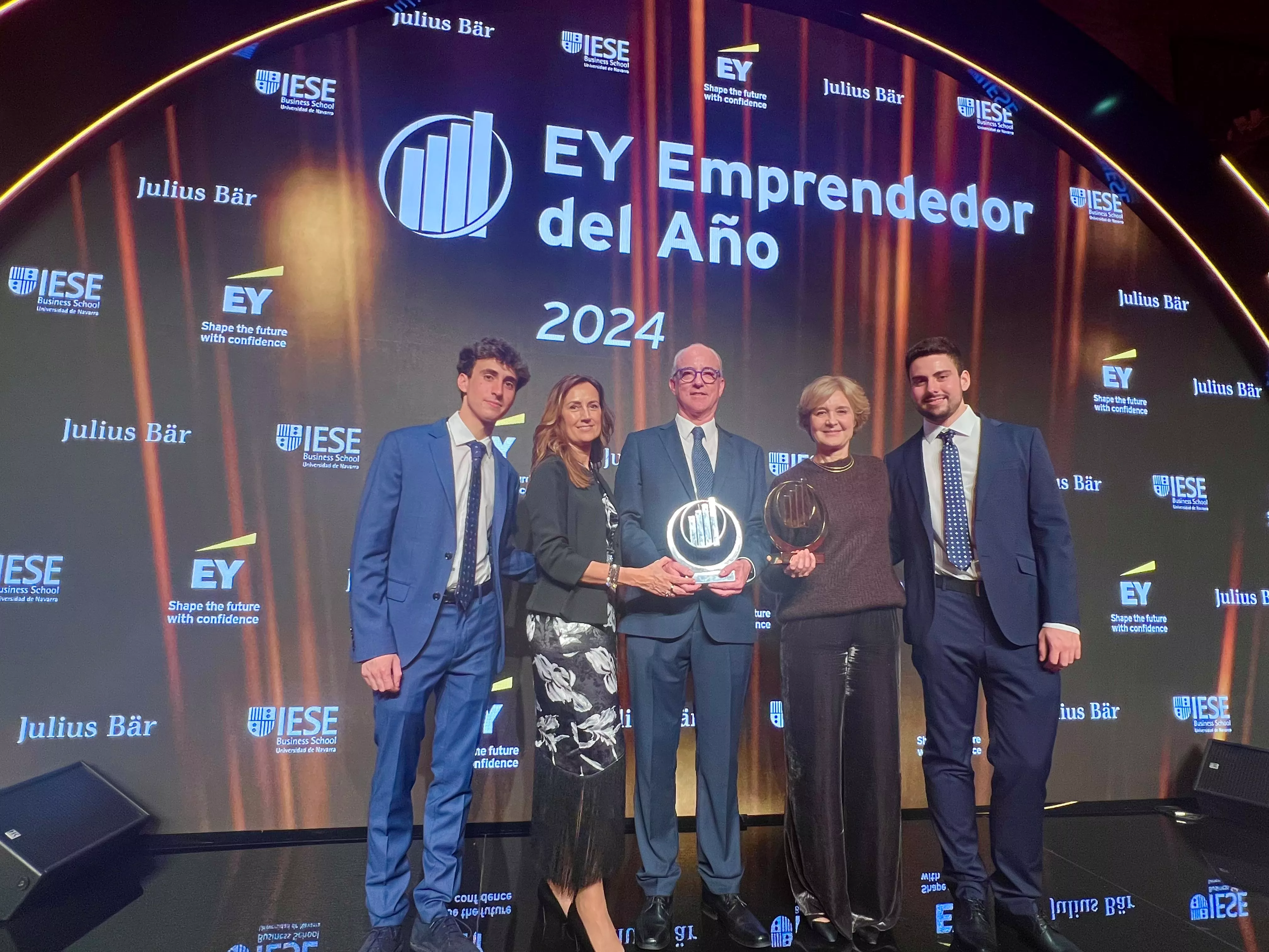 Jorge Costa, con el galardón de Emprendedor del Año EY en Madrid