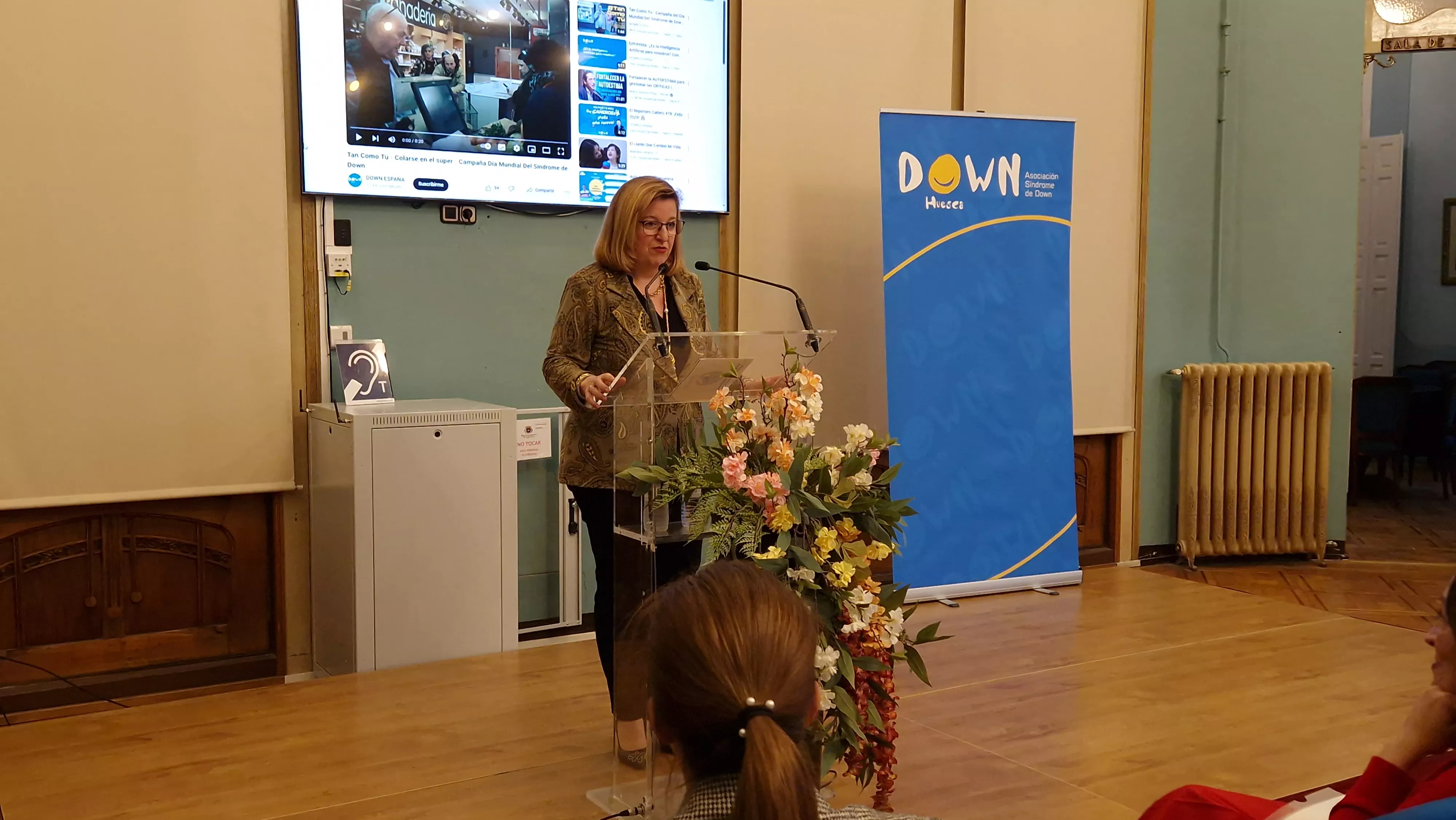 Marta Liesa. Día Mundial del Síndrome de Down. Foto Myriam Martínez 