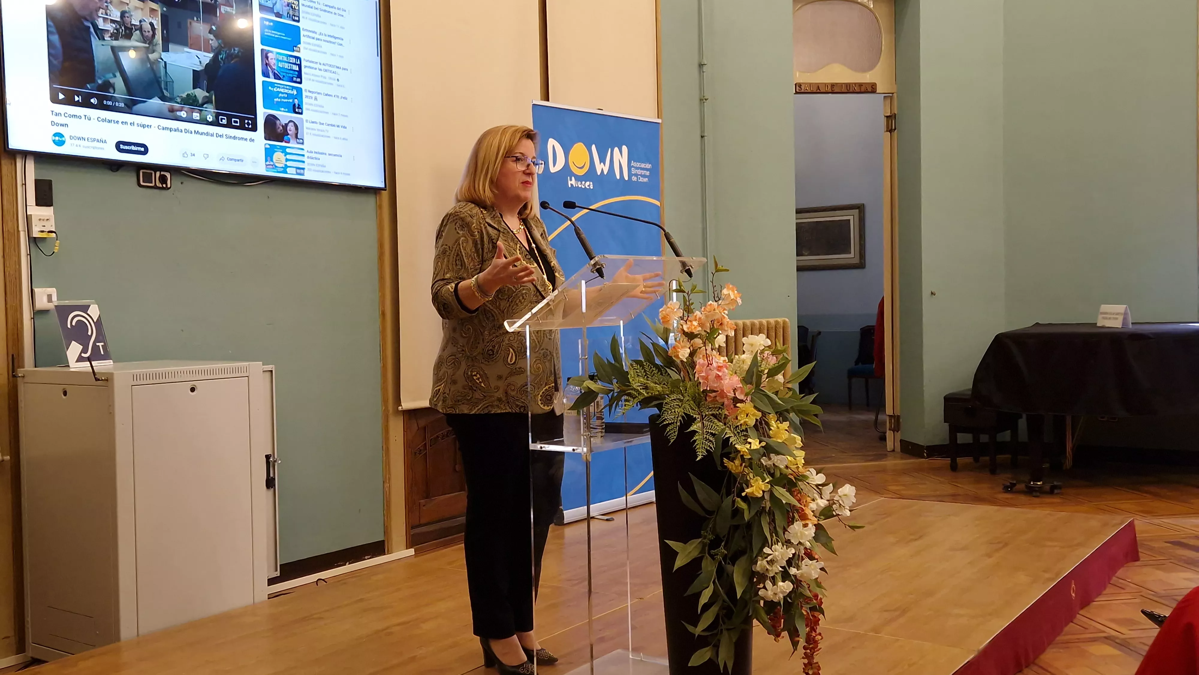 Marta Liesa. Día Mundial del Síndrome de Down. Foto Myriam Martínez 