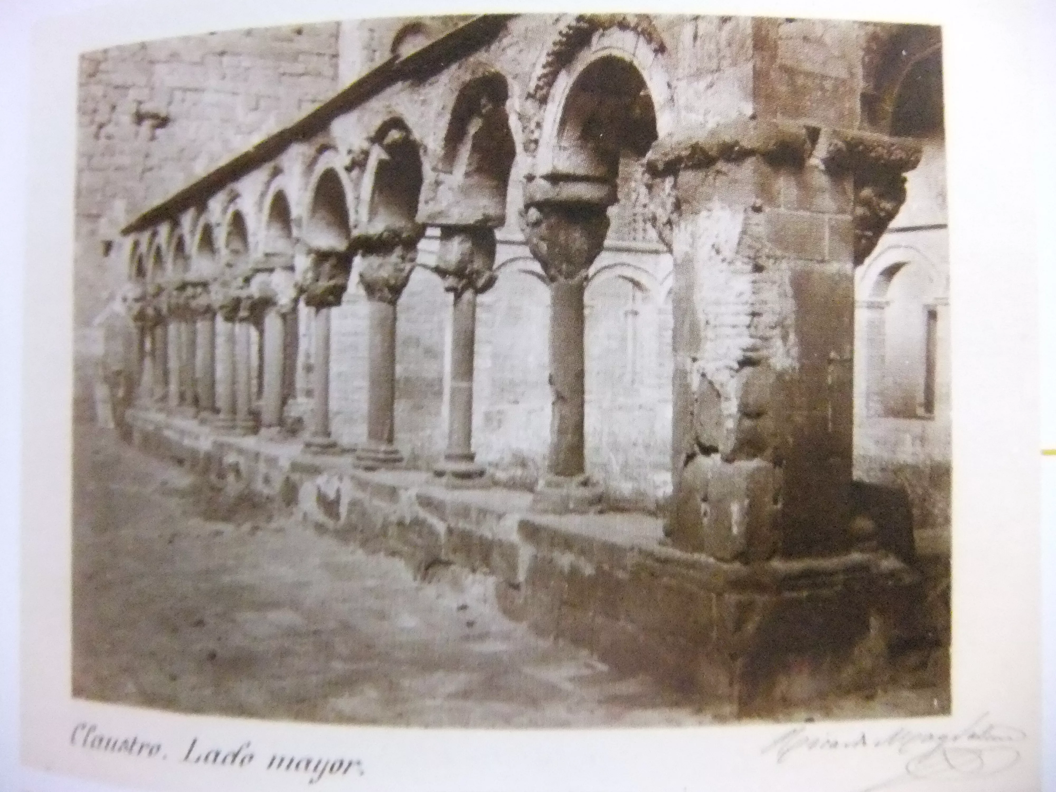 Ricardo Magdalena, 1896. Claustro, lado mayor