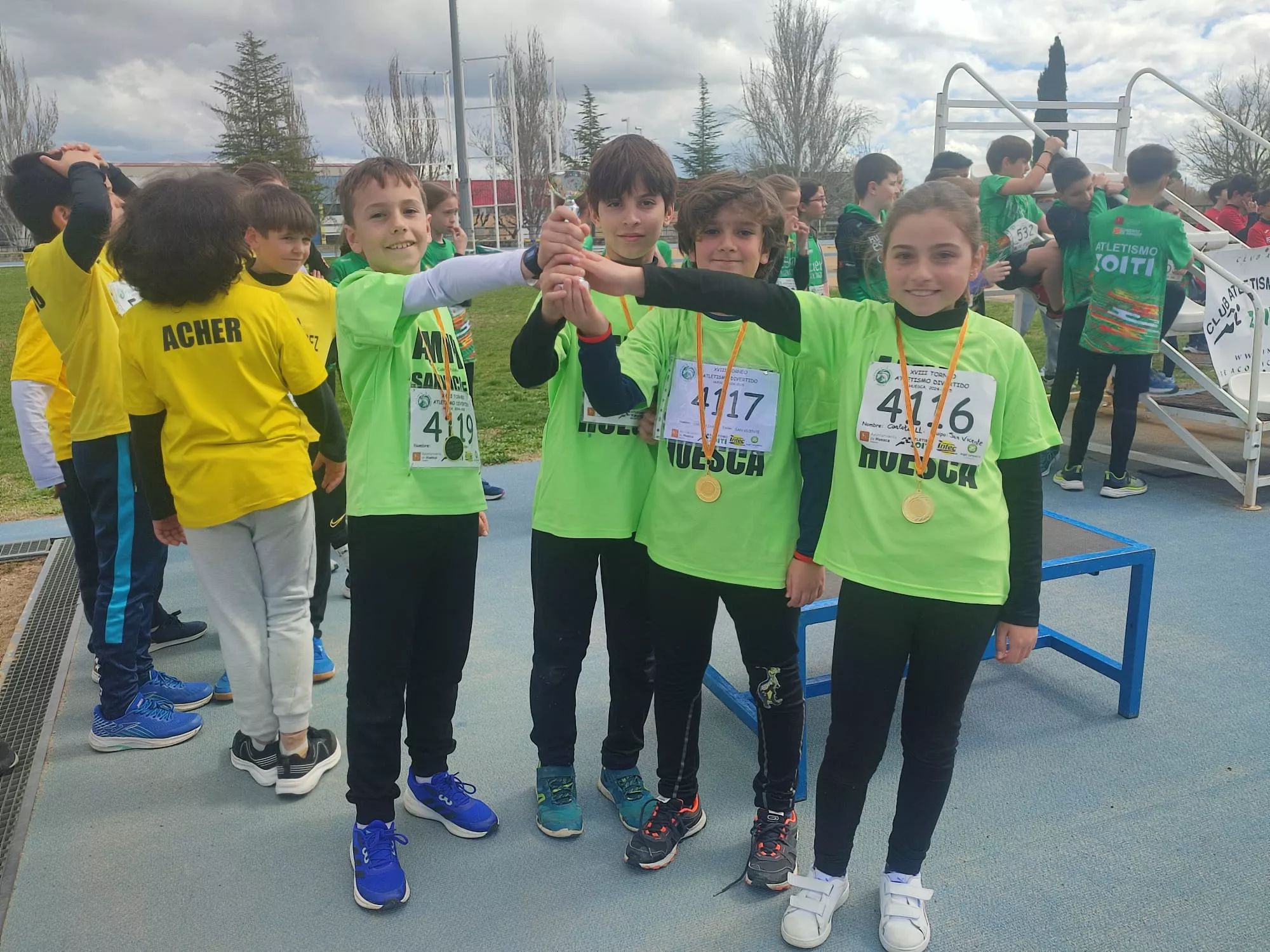 Final del Atletismo Divertido 4º a 6º de Primaria.