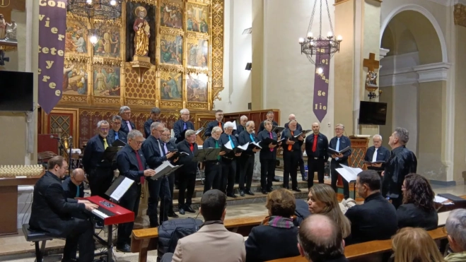 Actuación del coro Passion Lyrique. Actuación del coro Passion Lyrique.