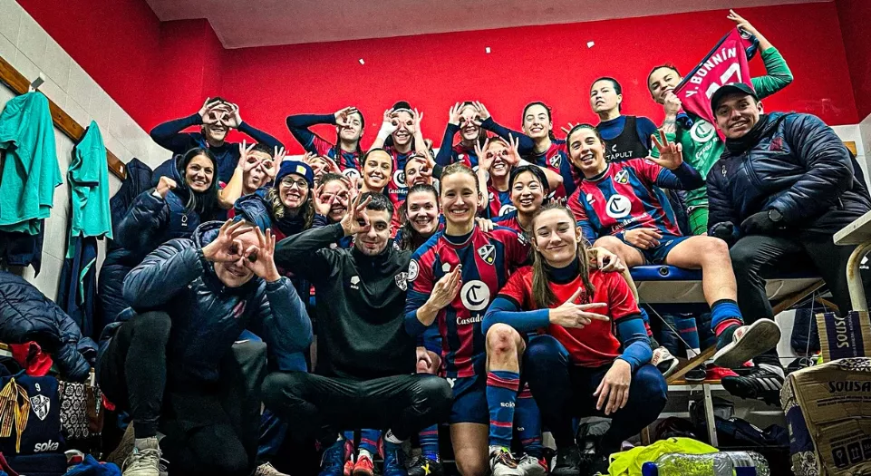 Balsámica victoria con remontada del Huesca Femenino en Vallecas