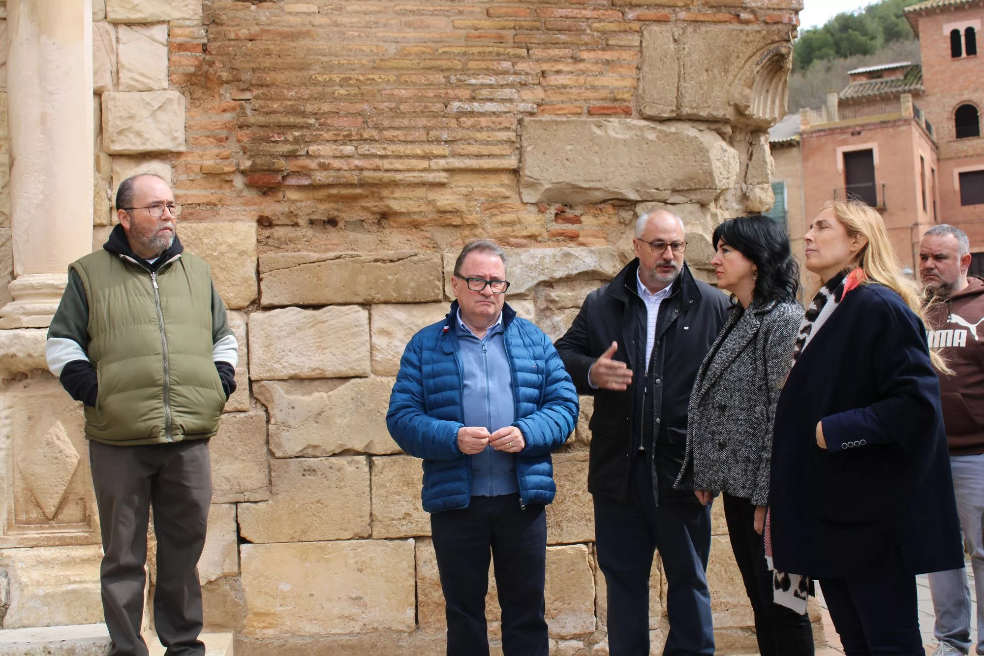 Visita al patrimonio de Tamarite, tras la presentación del Museo Virtual del Centro de Estudios Literanos.