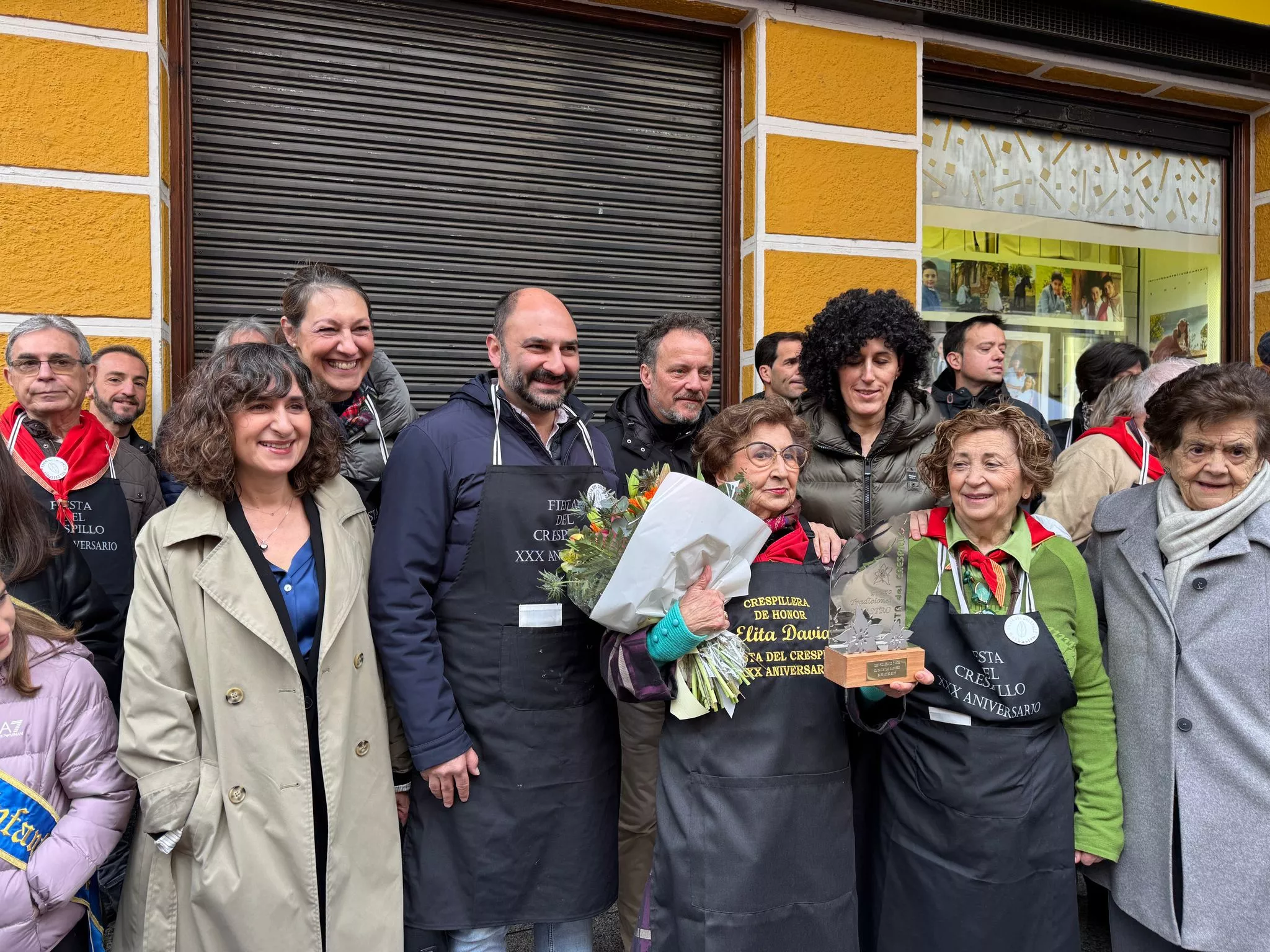 Fiesta del Crespillo en Barbastro con homenaje a Elita Davias