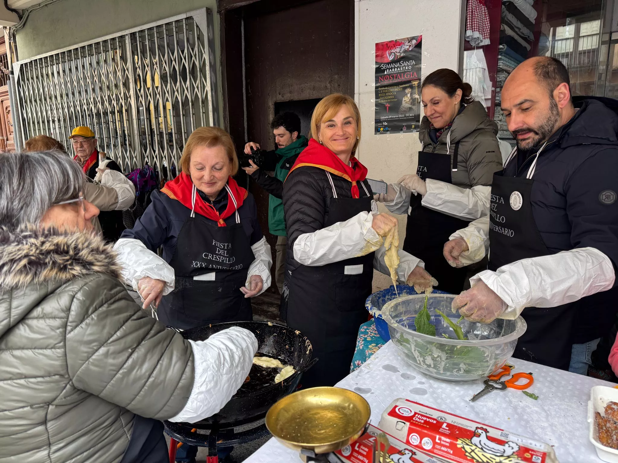 Fiesta del Crespillo en Barbastro con homenaje a Elita Davias