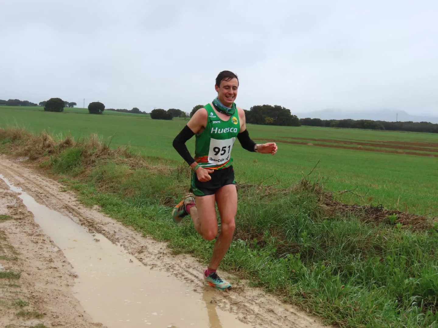Trail Solidario de Chimillas. Miguel Viñuales, ganador. Foto: Ramón Ferrer