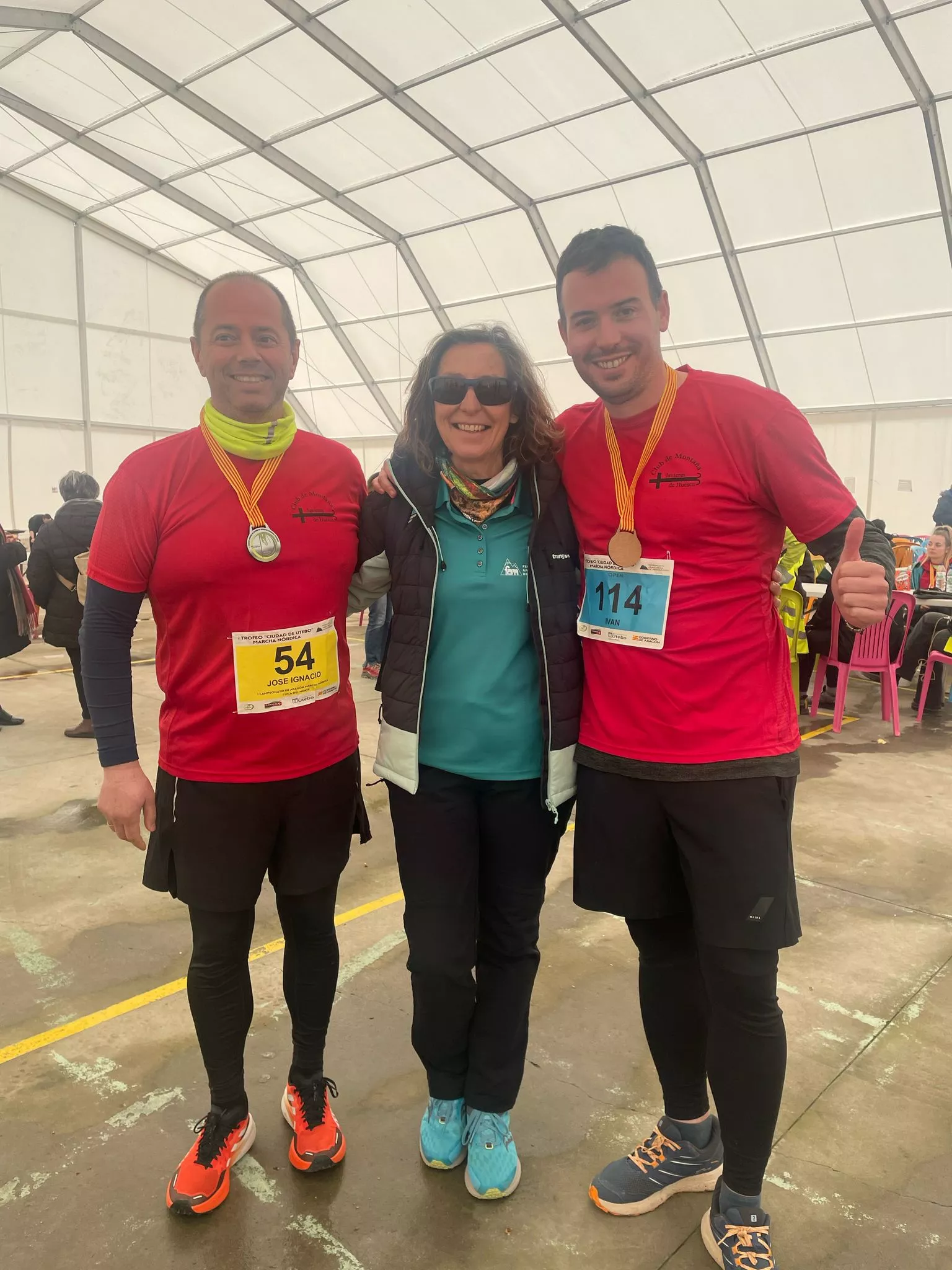 I Campeonato de Marcha Nórdica de Aragón en Utebo