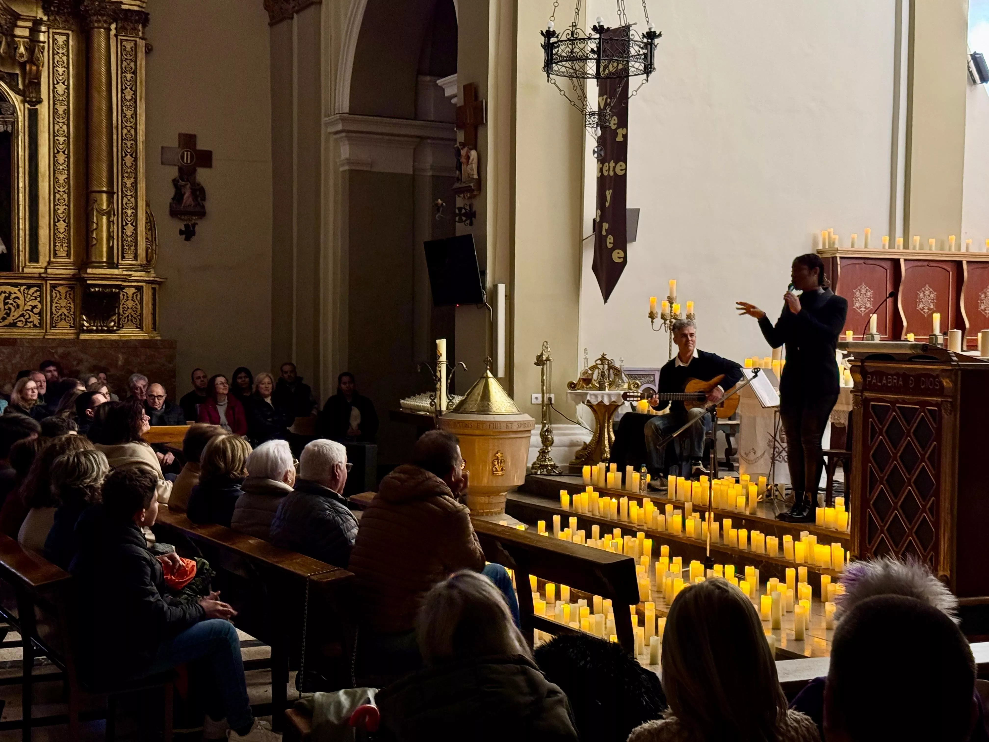 Actuación de Yamile Wilson en Binéfar