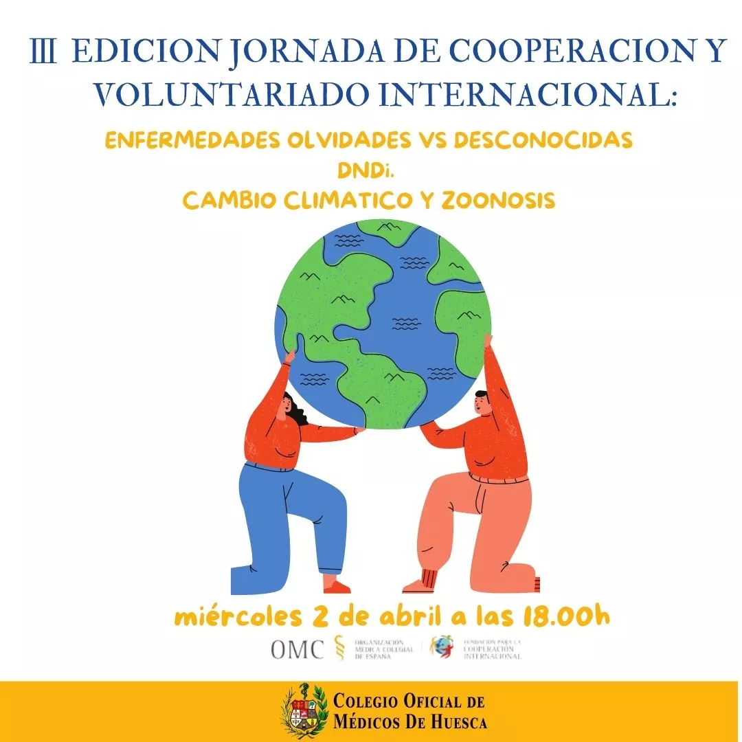 Cartel de la Jornada de Cooperación y Voluntariado Internacional