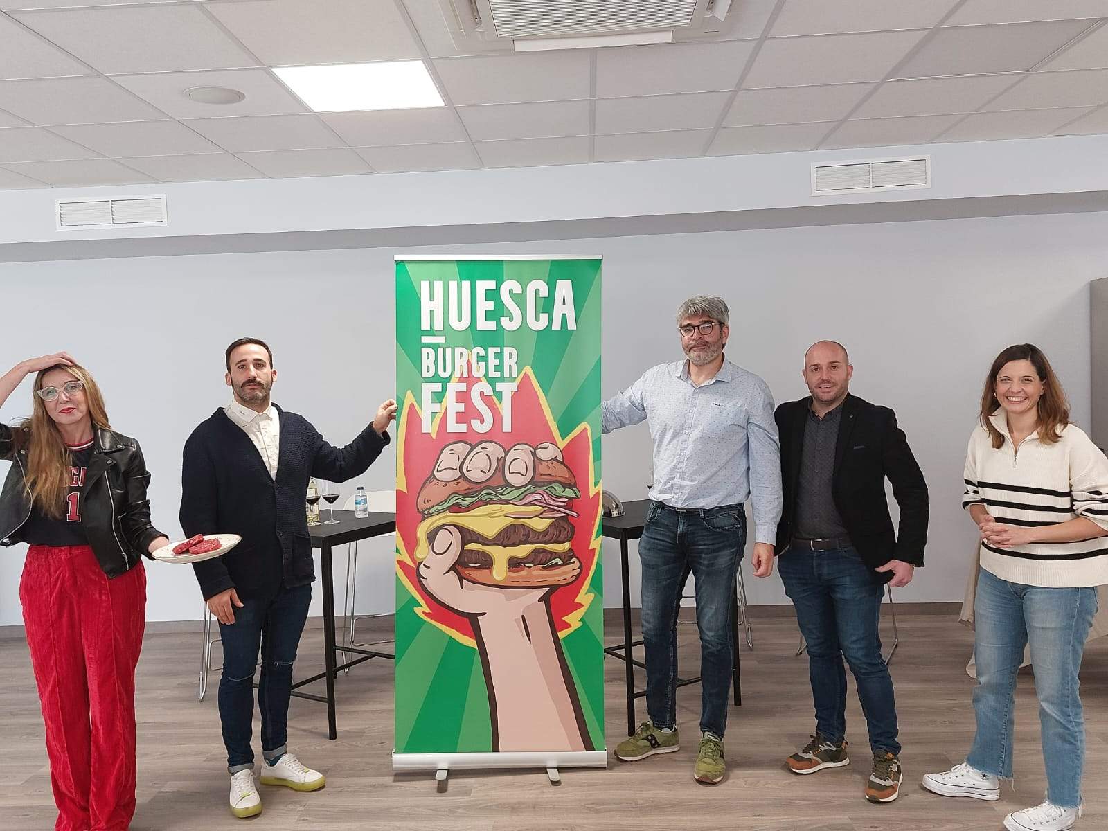 Presentación de la primera Burger Fest provincial de Huesca