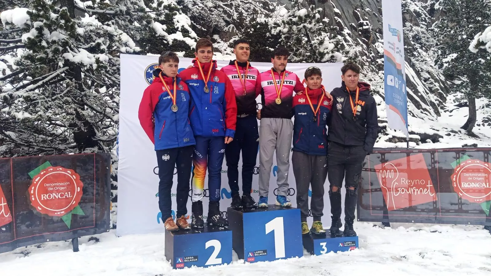 Mayencos, subcampeón de España en Team Sprint