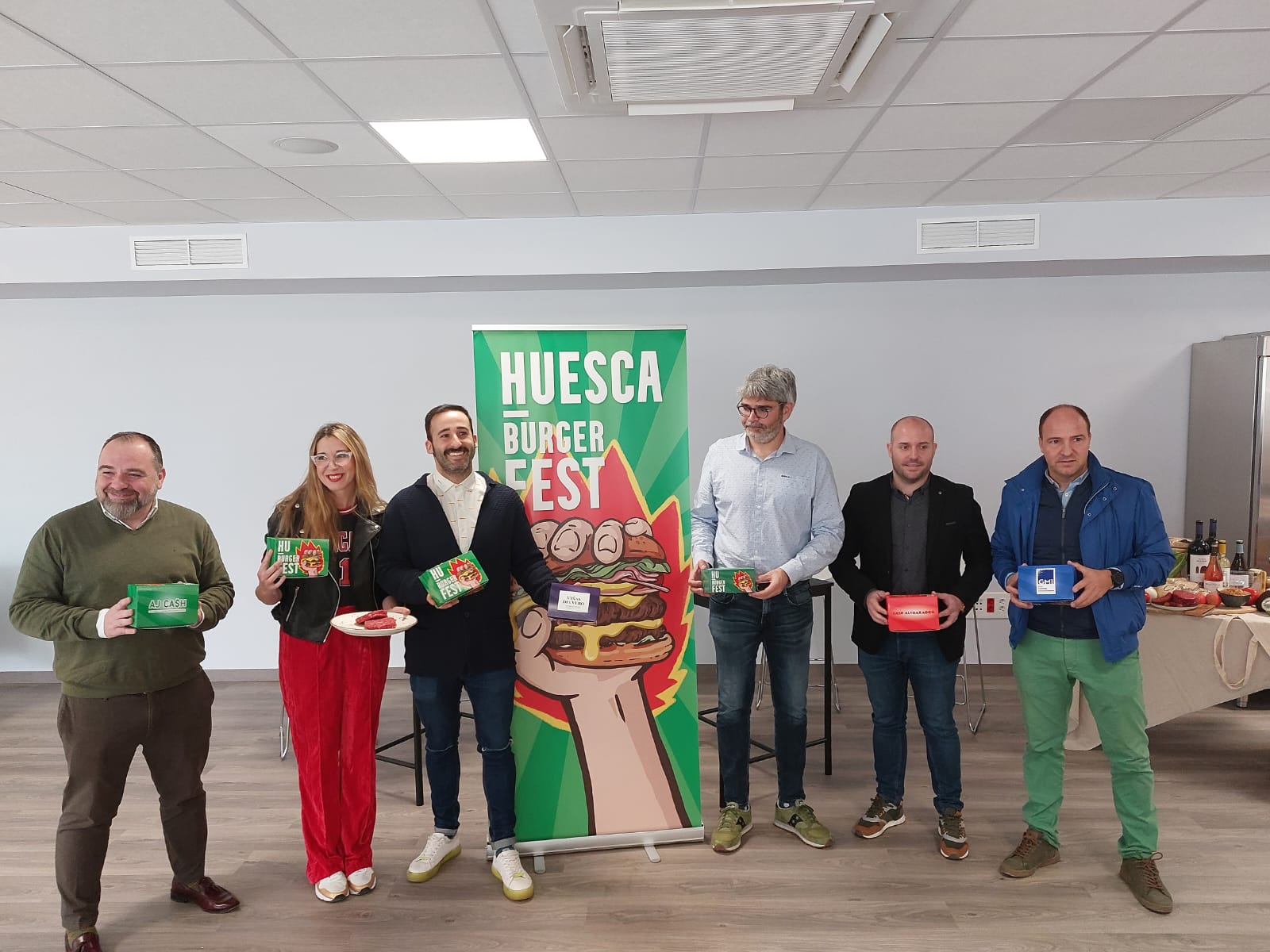 Presentación de la primera Burger Fest provincial de Huesca