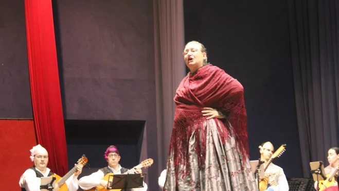 Una de las actuaciones para acceder a la final del certamen de Sariñena. Una de las actuaciones para acceder a la final del certamen de Sariñena.