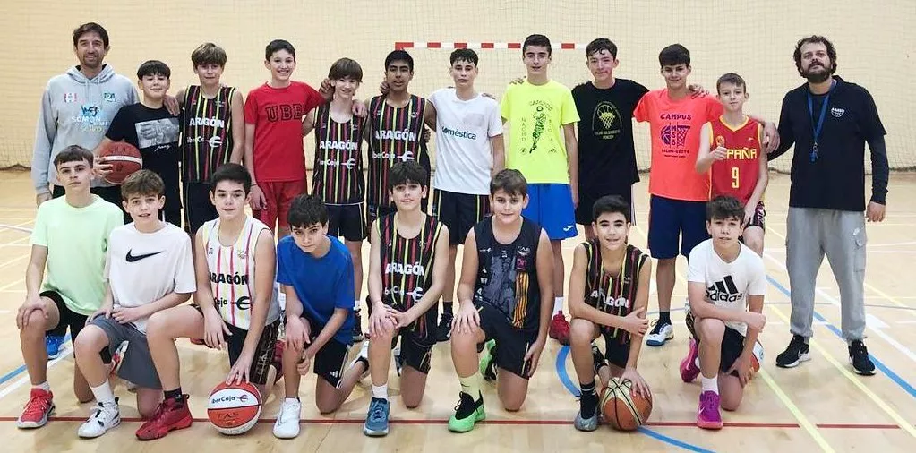 Imágenes de la V Jornada del Programa Talentos de baloncesto de Huesca