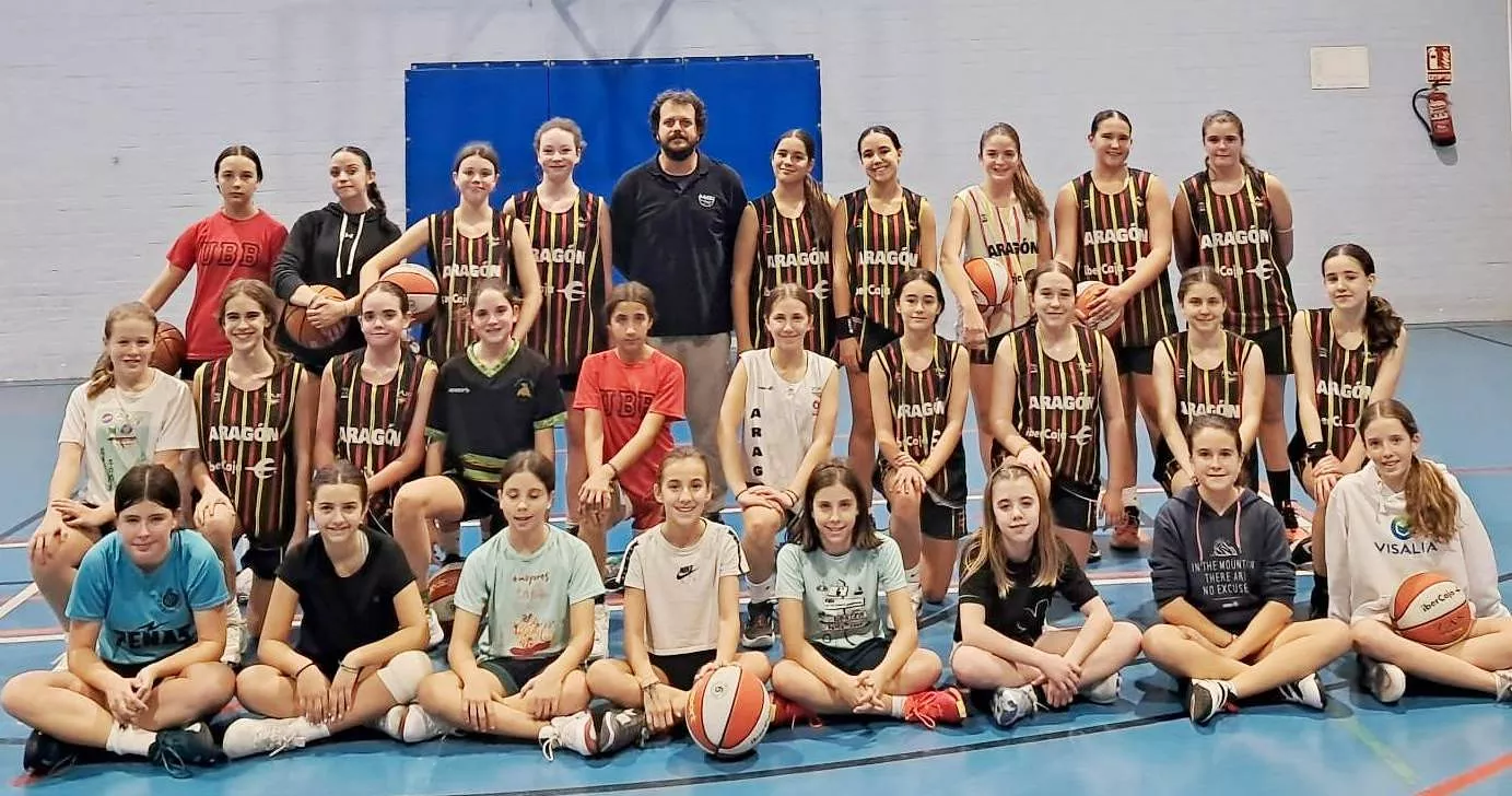 Imágenes de la V Jornada del Programa Talentos de baloncesto de Huesca