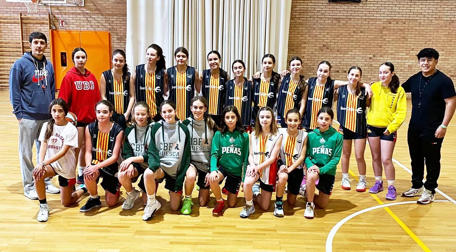 Imágenes de la V Jornada del Programa Talentos de baloncesto de Huesca