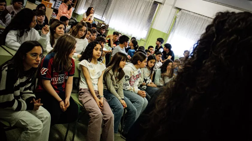 Diego González y Bea Barra visitarán el colegio Pirineos-Pyrenees