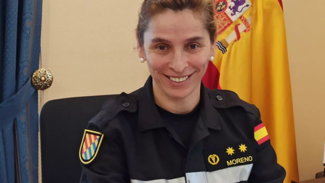 Teniente coronel Alicia Moreno.