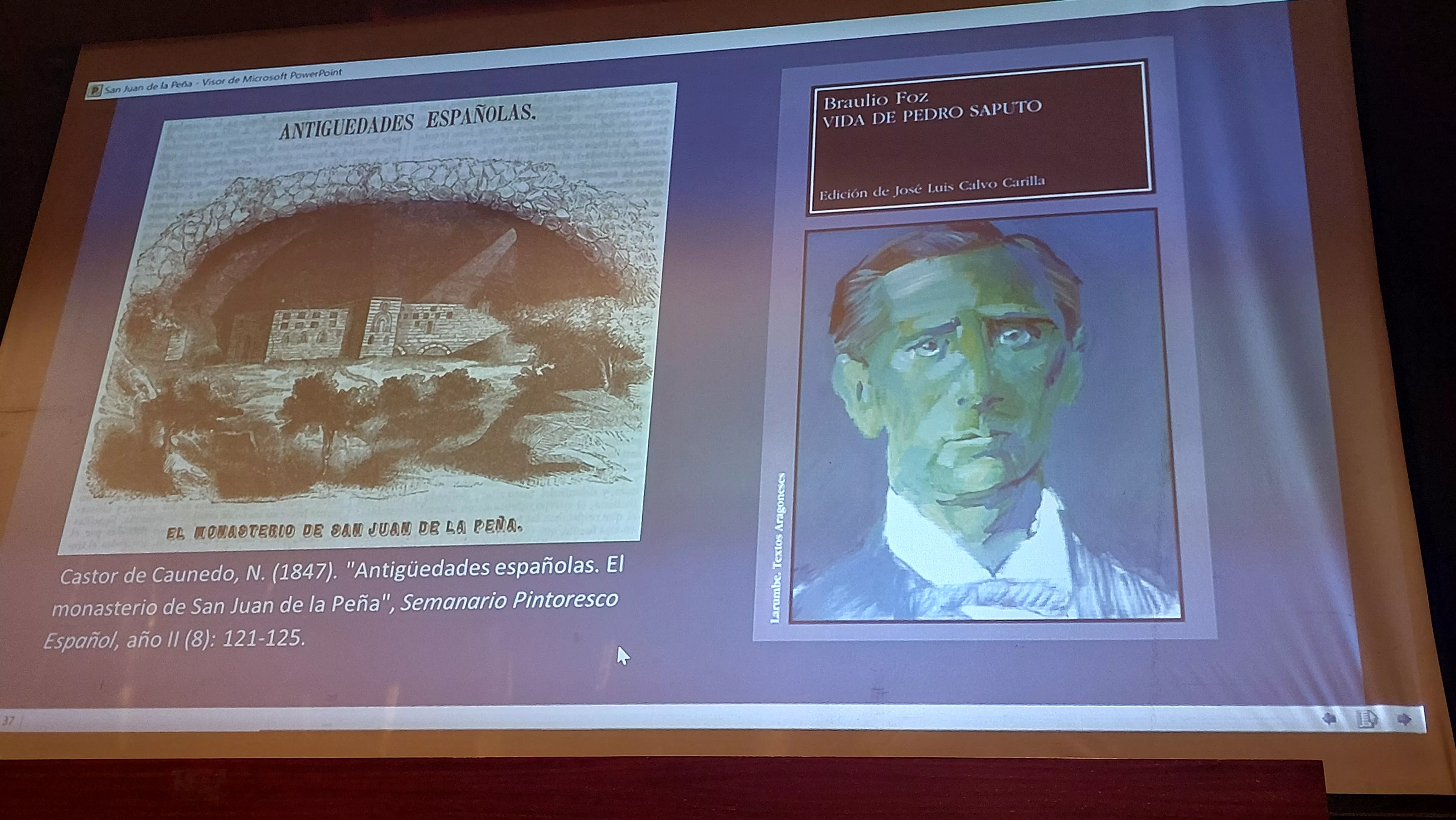 Conferencia de José María Lanzarote sobre San Juan de la Peña