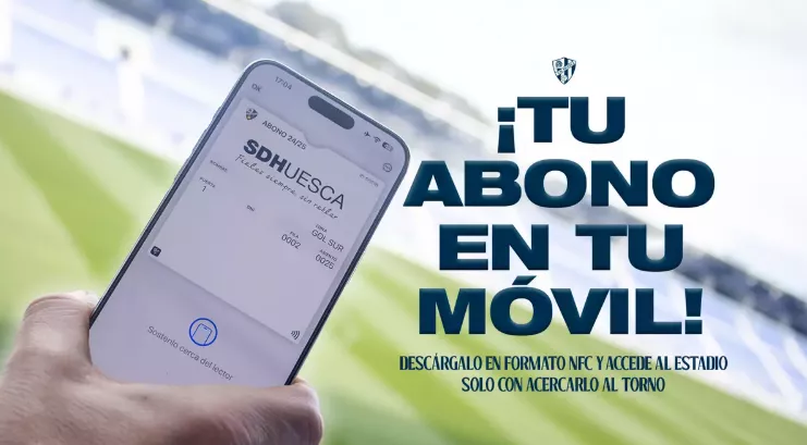 La SD Huesca estrena su abono digital