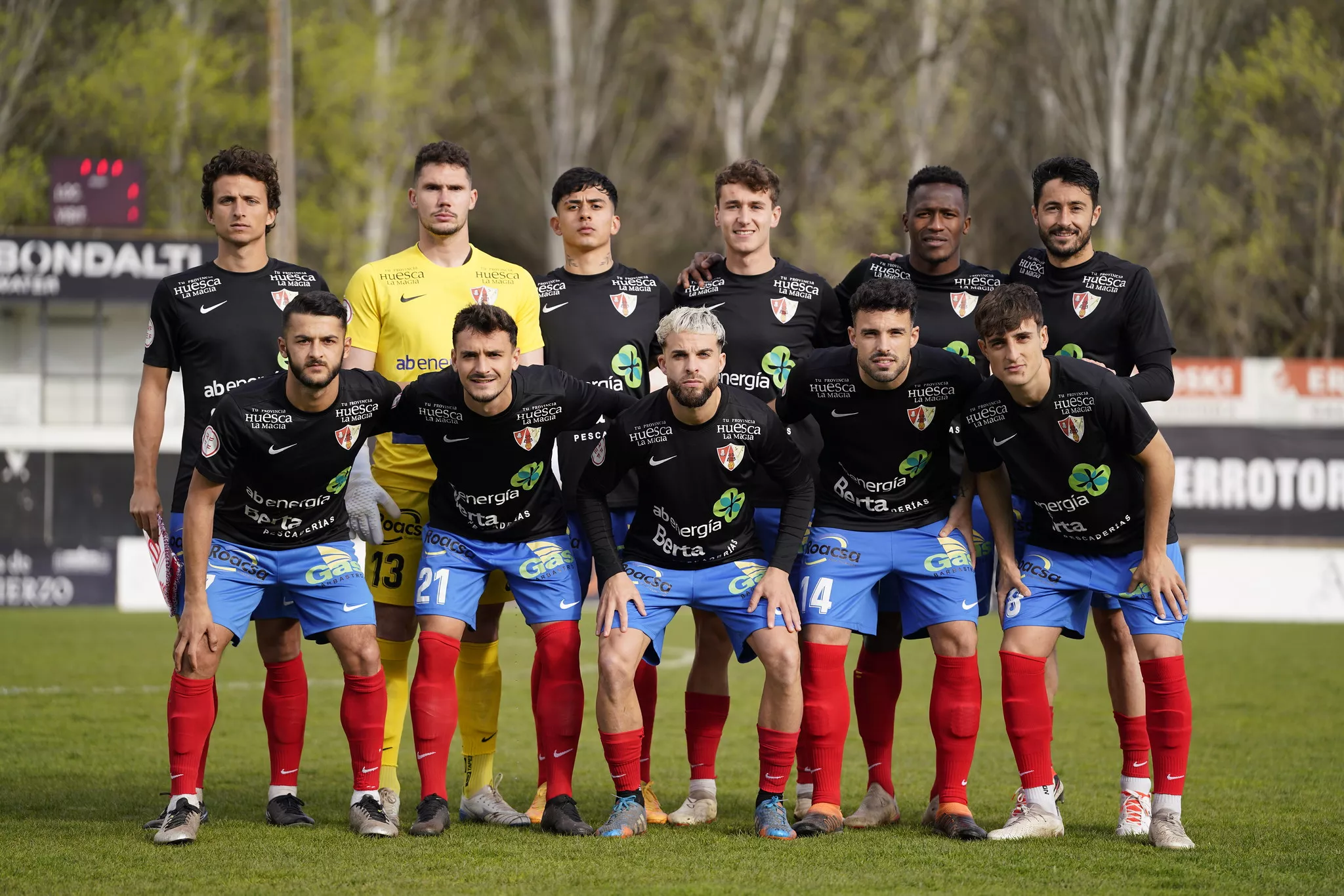 Once del Barbastro en Alfaro. UD Barbastro: victoria para "reafirmar el buen trabajo del equipo".  Foto: Dani Vidal @fotomaniafut